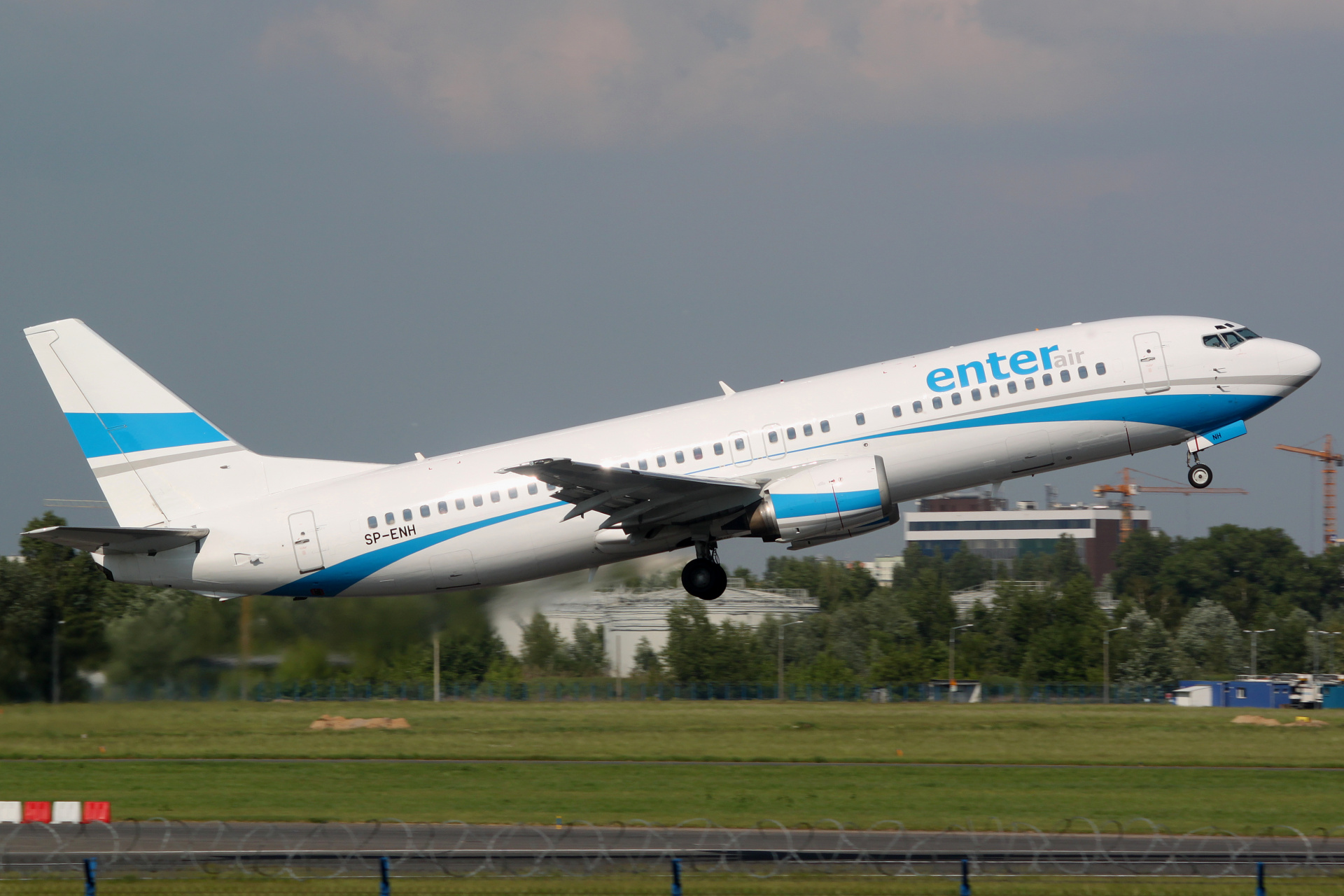 SP-ENH (Samoloty » Spotting na EPWA » Boeing 737-400 » Enter Air)