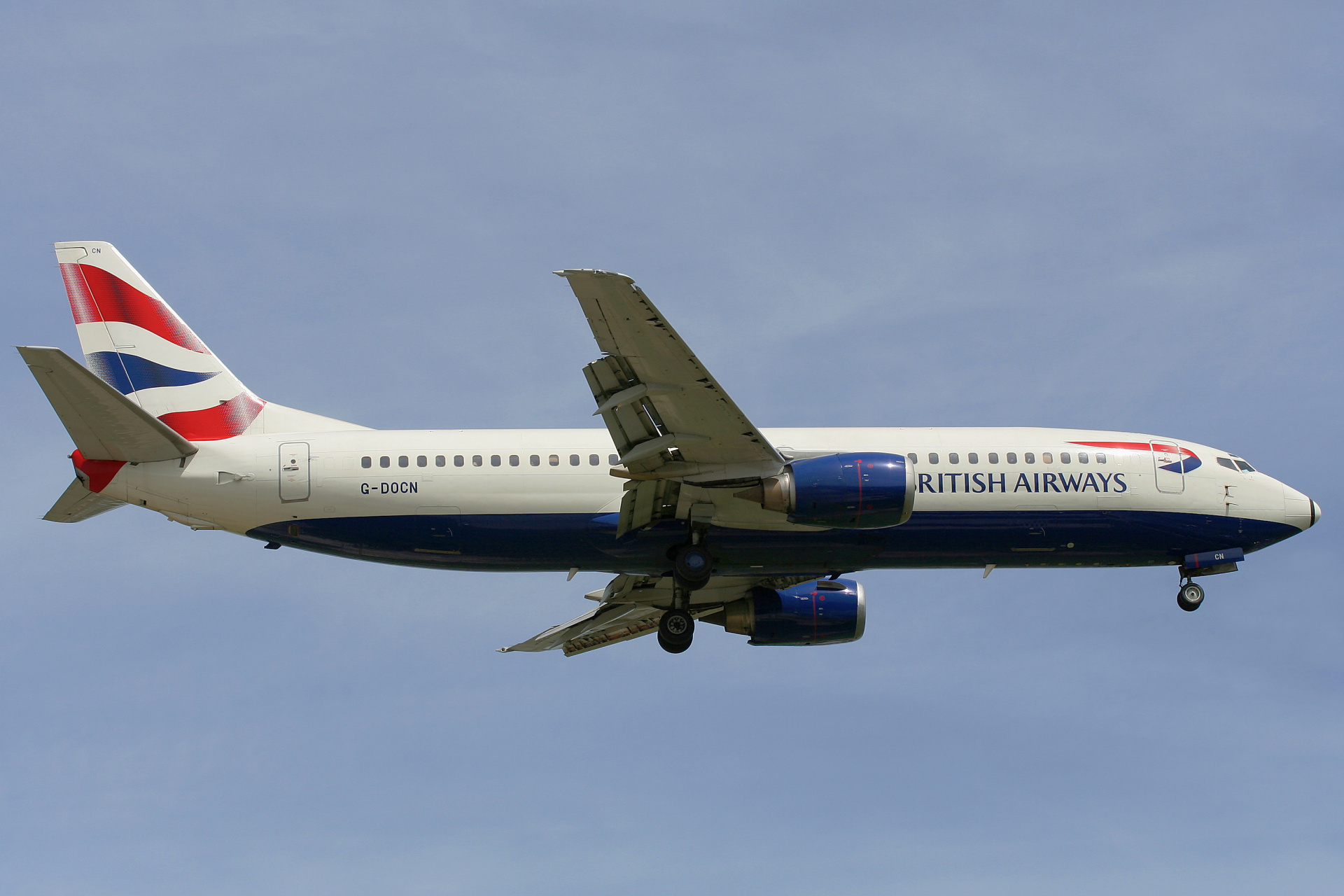 G-DOCN, British Airways (Samoloty » Spotting na EPWA » Boeing 737-400)