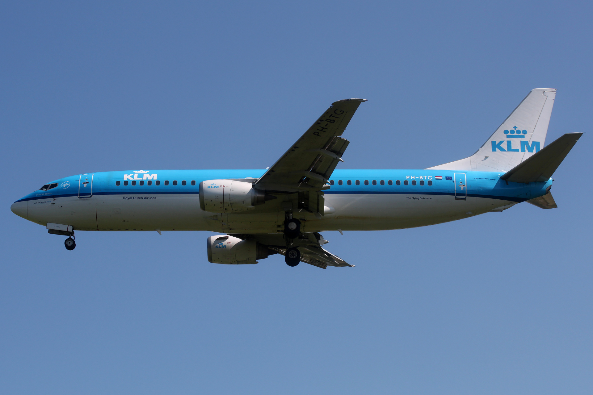 PH-BTG, KLM Royal Dutch Airlines (Aircraft » EPWA Spotting » Boeing 737-400)