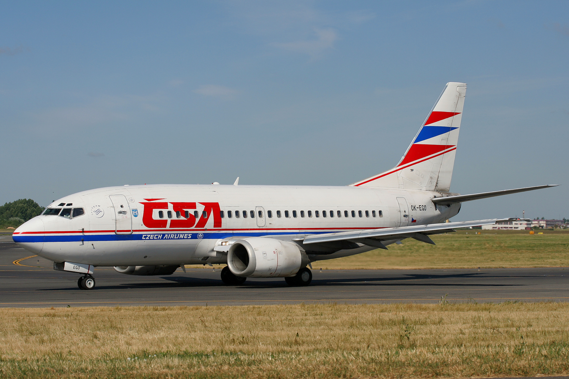 OK-EGO (Aircraft » EPWA Spotting » Boeing 737-500 » CSA Czech Airlines)