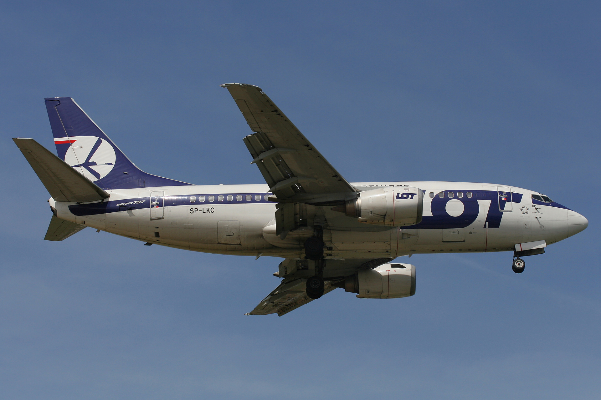 SP-LKC (Aircraft » EPWA Spotting » Boeing 737-500 » LOT Polish Airlines)