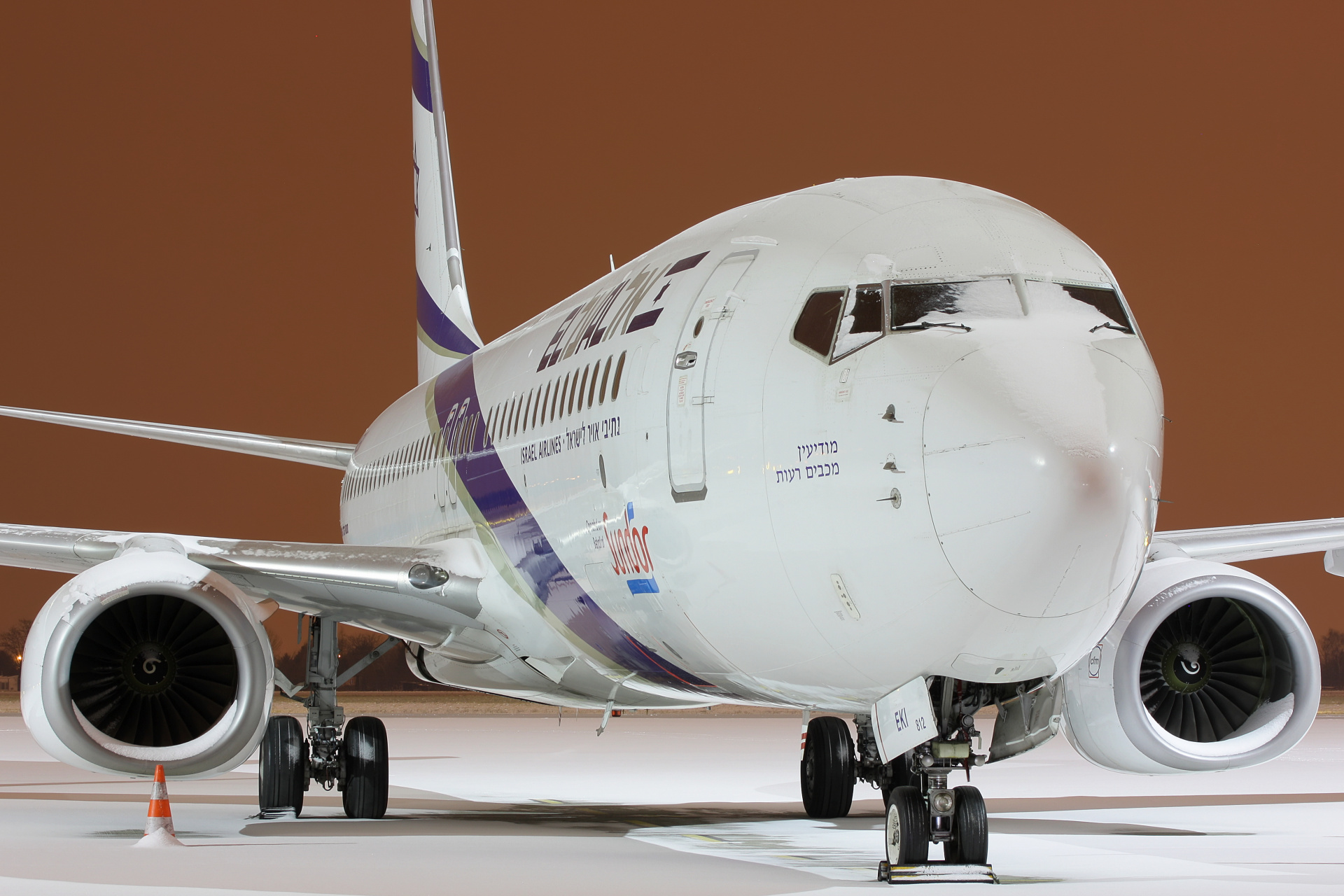 4X-EKI (Sund'or) (Aircraft » EPWA Spotting » Boeing 737-800 » El Al Israel Airlines)
