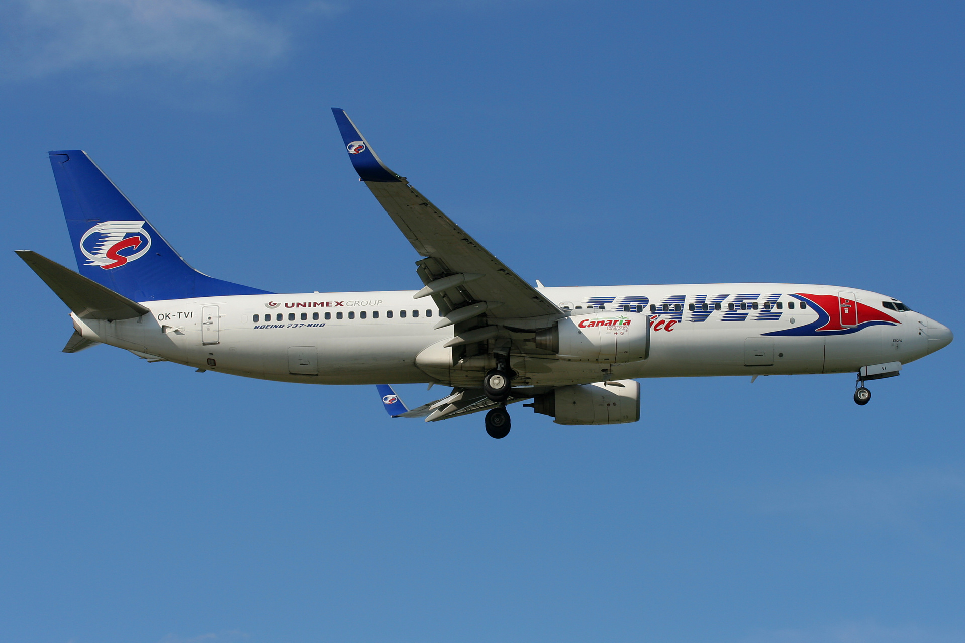 OK-TVI (Aircraft » EPWA Spotting » Boeing 737-800 » Travel Service Airlines)
