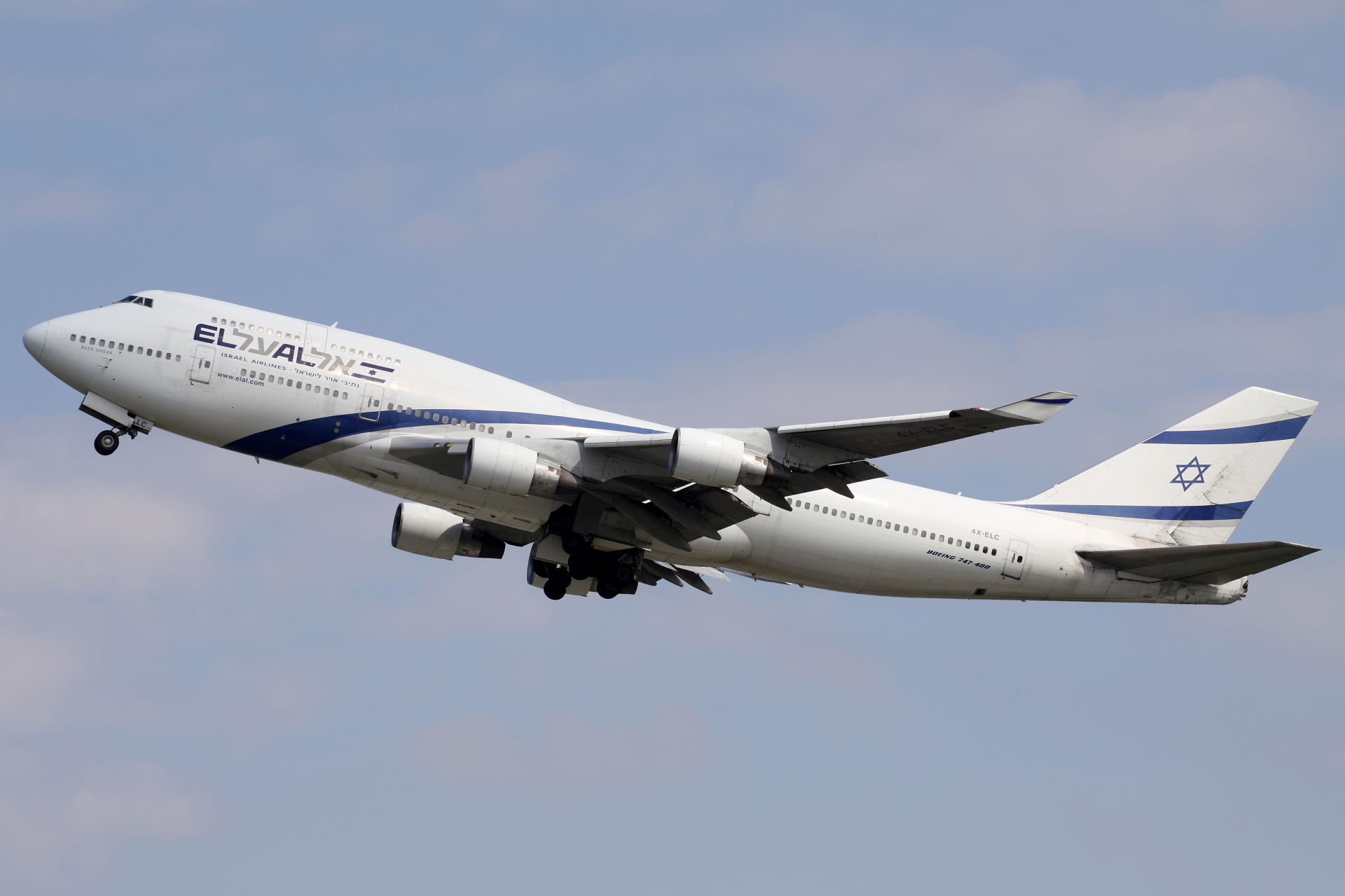 4X-ELC (Aircraft » EPWA Spotting » Boeing 747-400 » El Al Israel Airlines)