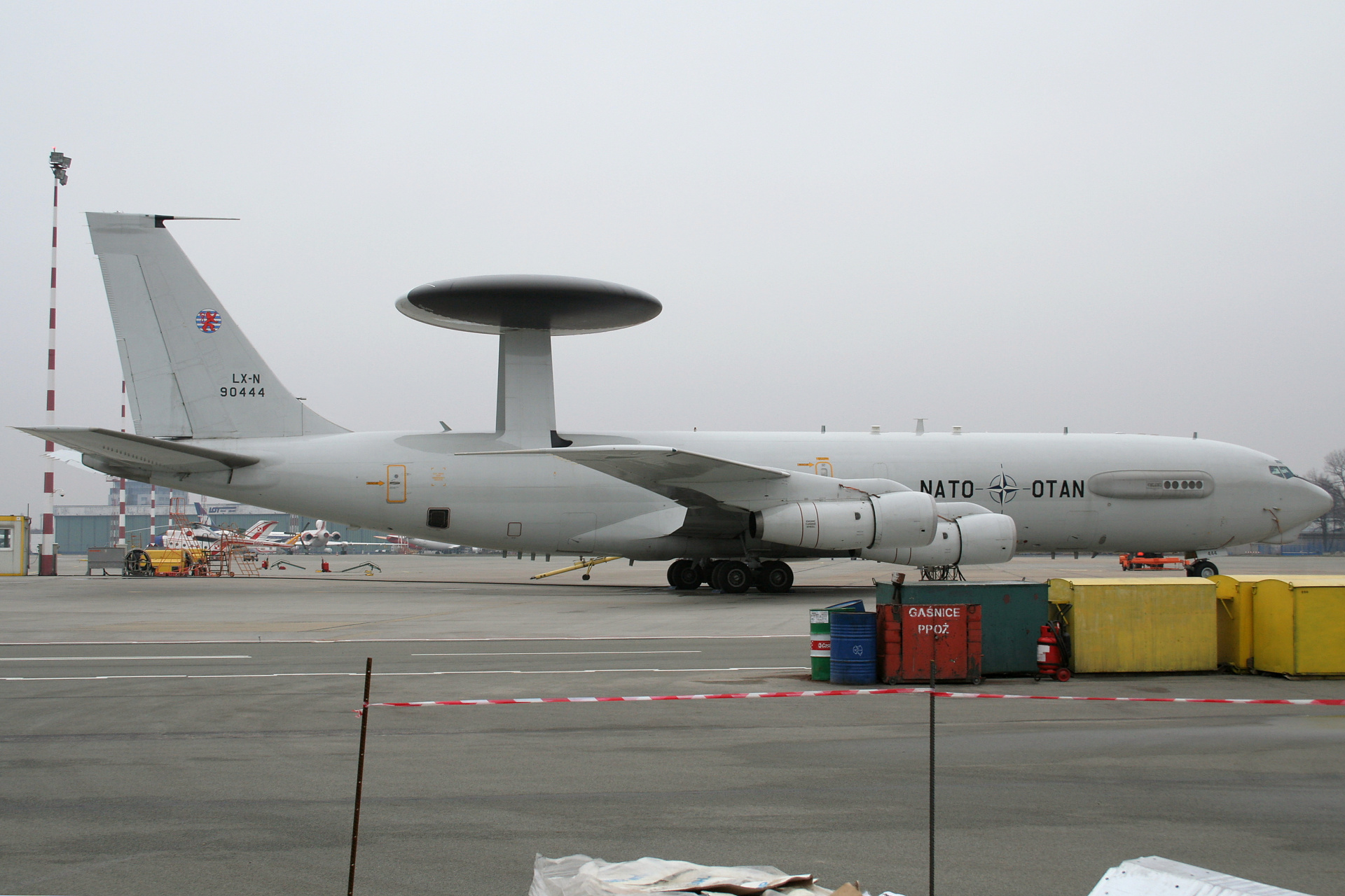 LX-N 90444, NATO Airborne Early Warning Force (Samoloty » Spotting na EPWA » Boeing E-3A Sentry)