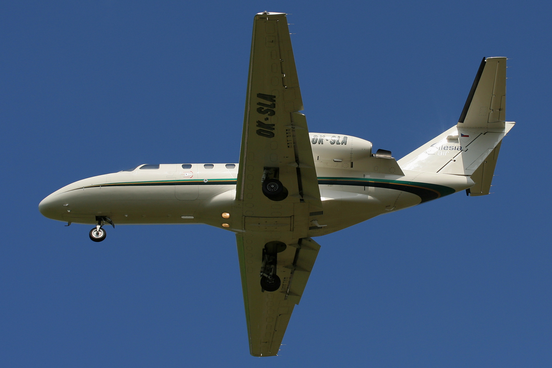 OK-SLA, Silesia Air (Samoloty » Spotting na EPWA » Cessna 525 (CitationJet) i pochodne wersje)