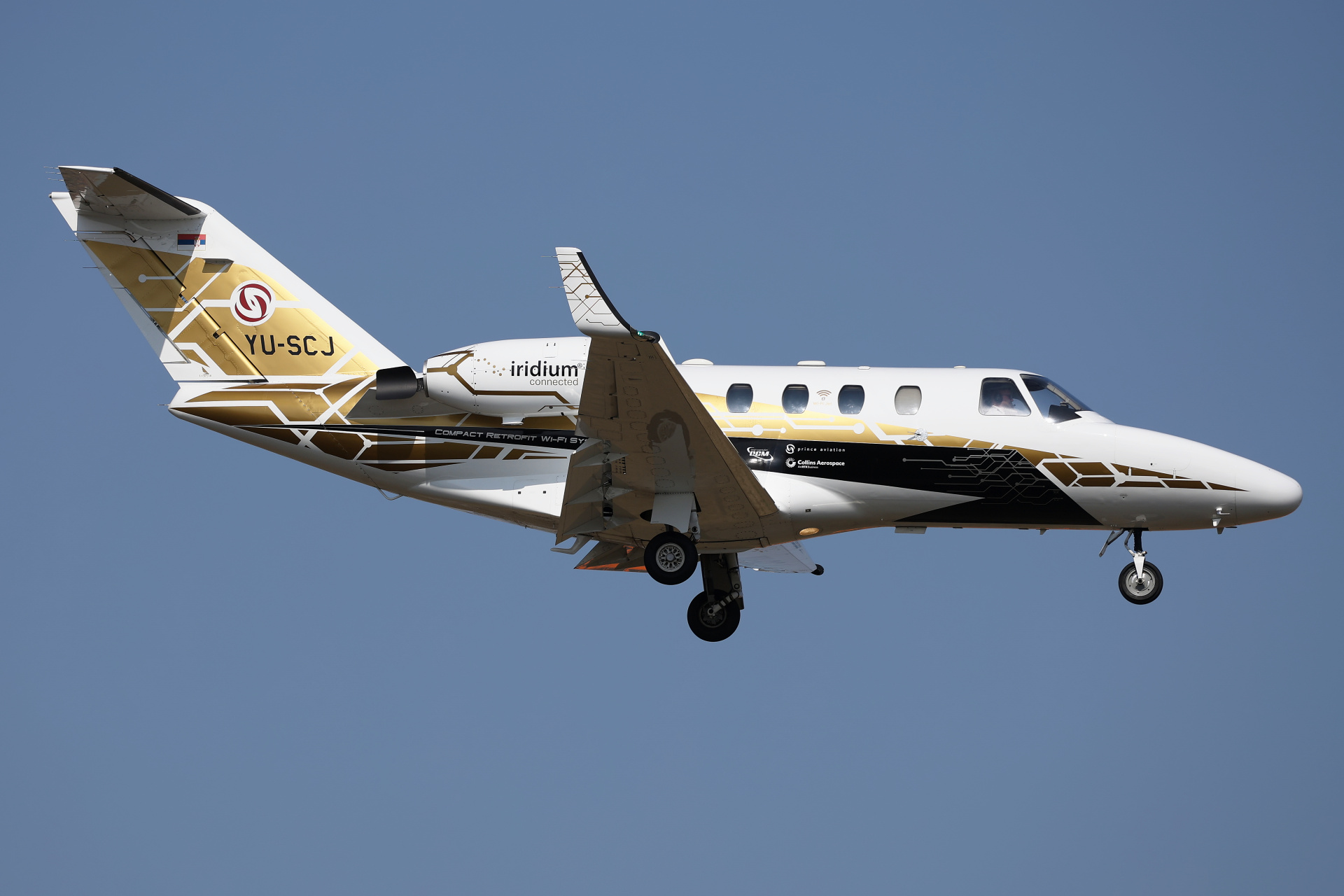 YU-SCJ, Prince Aviation (Aircraft » EPWA Spotting » Cessna 525 (CitationJet) and revisions)