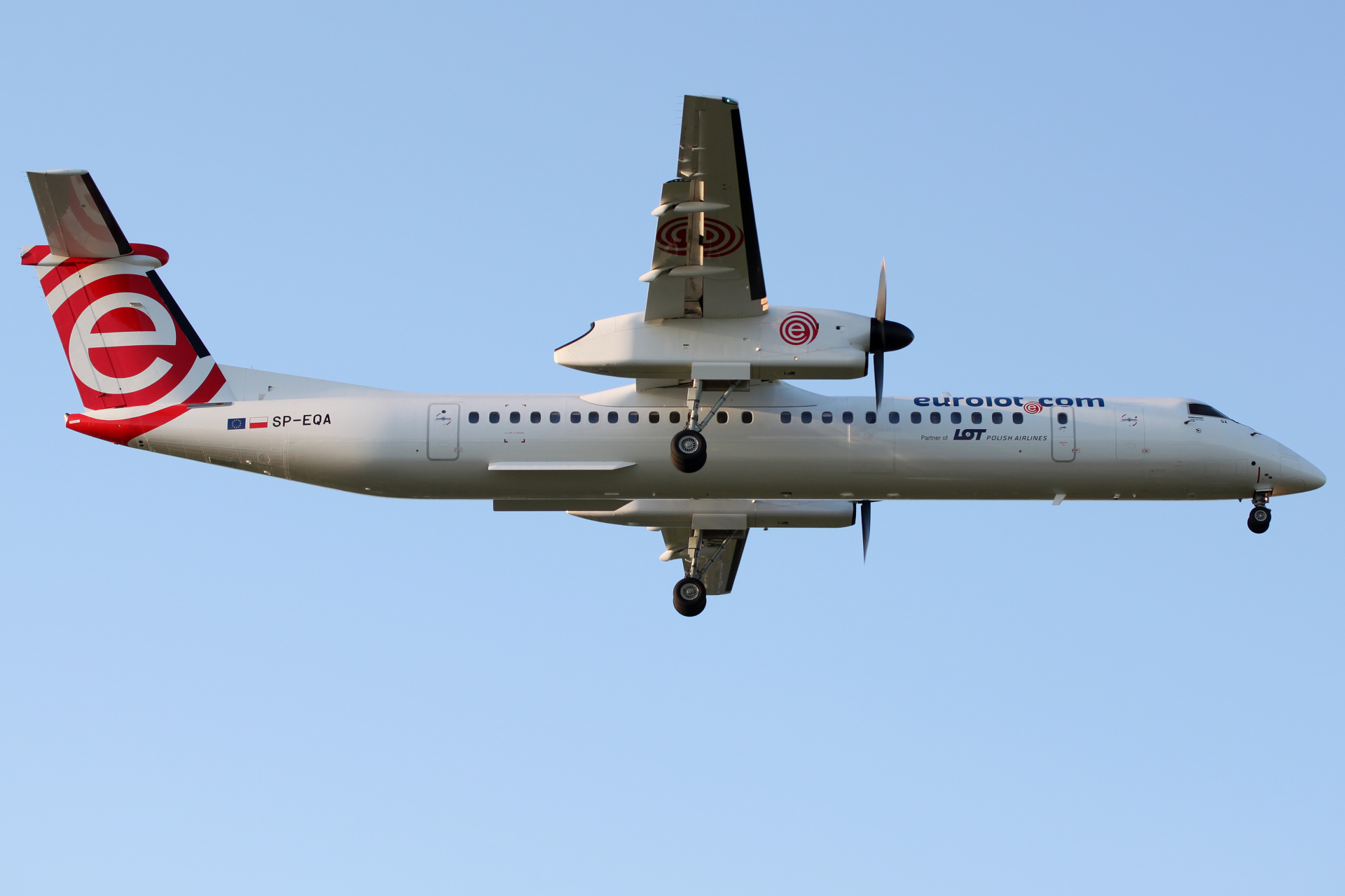 SP-EQA (Samoloty » Spotting na EPWA » De Havilland Canada DHC-8 Dash 8 » EuroLOT)