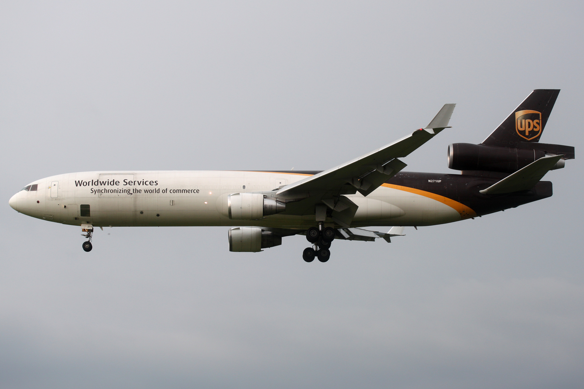 N271UP, United Parcel Service (UPS) Airlines (Aircraft » EPWA Spotting » McDonnell Douglas MD-11F)