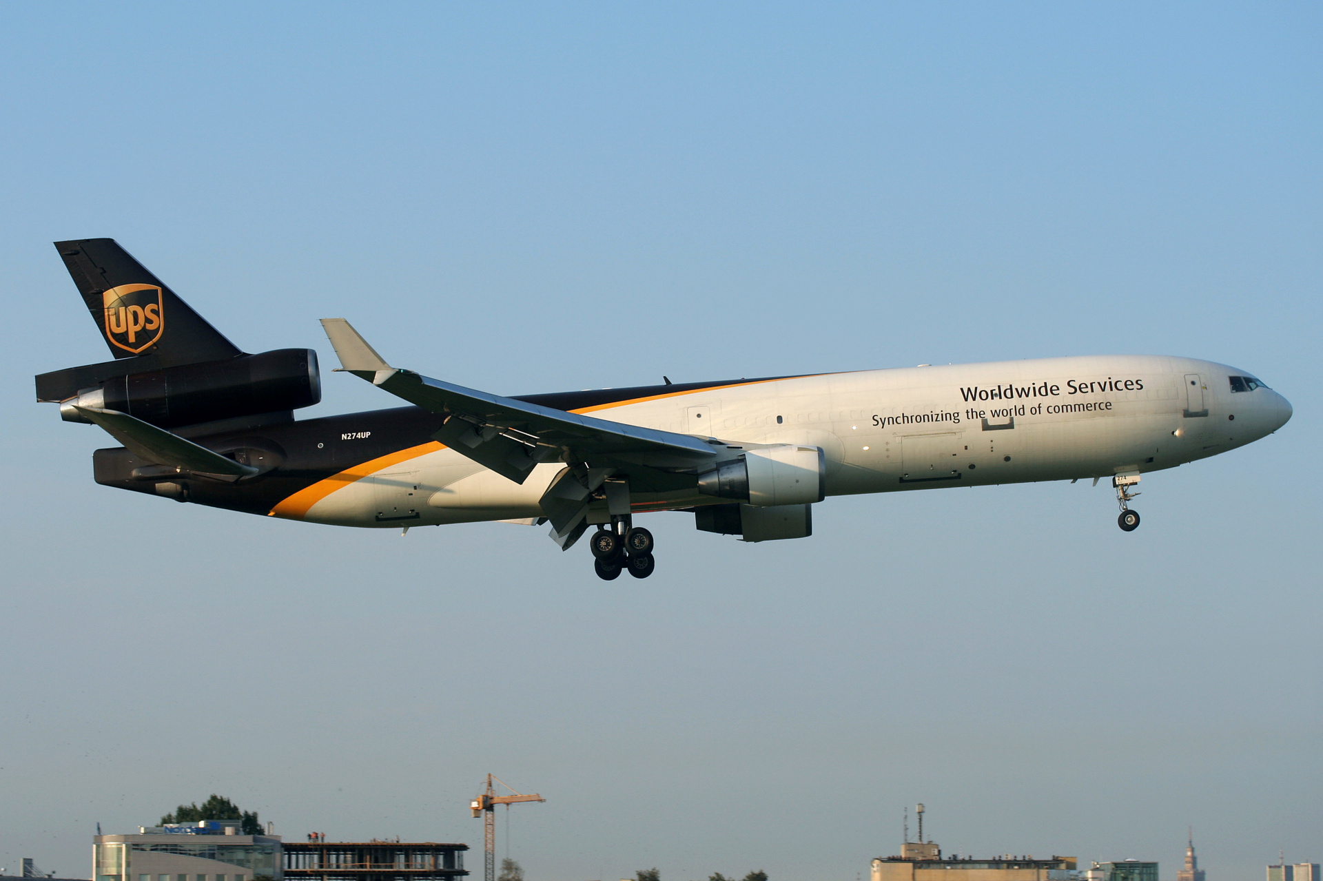 N274UP, United Parcel Service (UPS) Airlines (Aircraft » EPWA Spotting » McDonnell Douglas MD-11F)