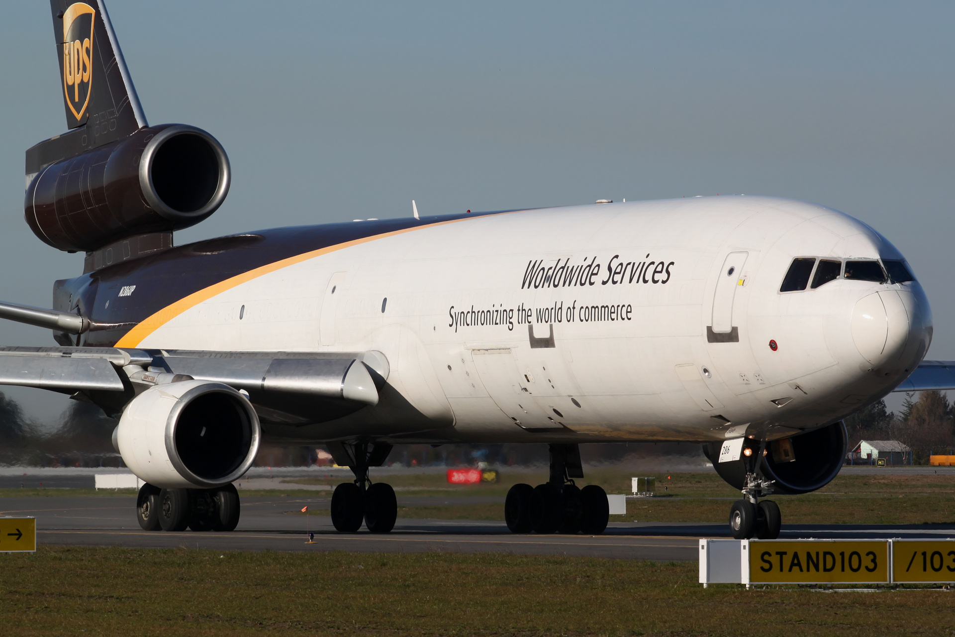 N286UP, United Parcel Service (UPS) Airlines (Aircraft » EPWA Spotting » McDonnell Douglas MD-11F)