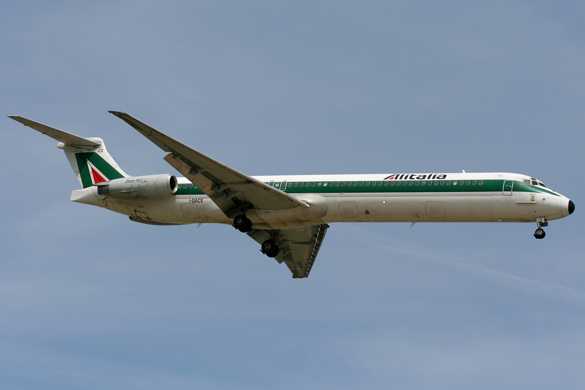 I-DACS, Alitalia (Aircraft » EPWA Spotting » McDonnell Douglas MD-82)