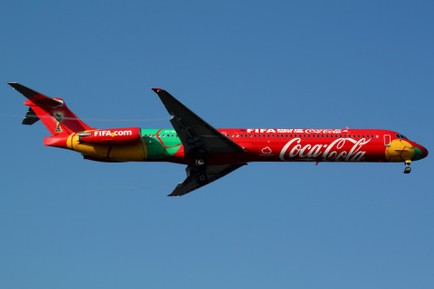 OY-RUE, DAT - Danish Air Transport (FIFA World Cup Trophy Tour livery)