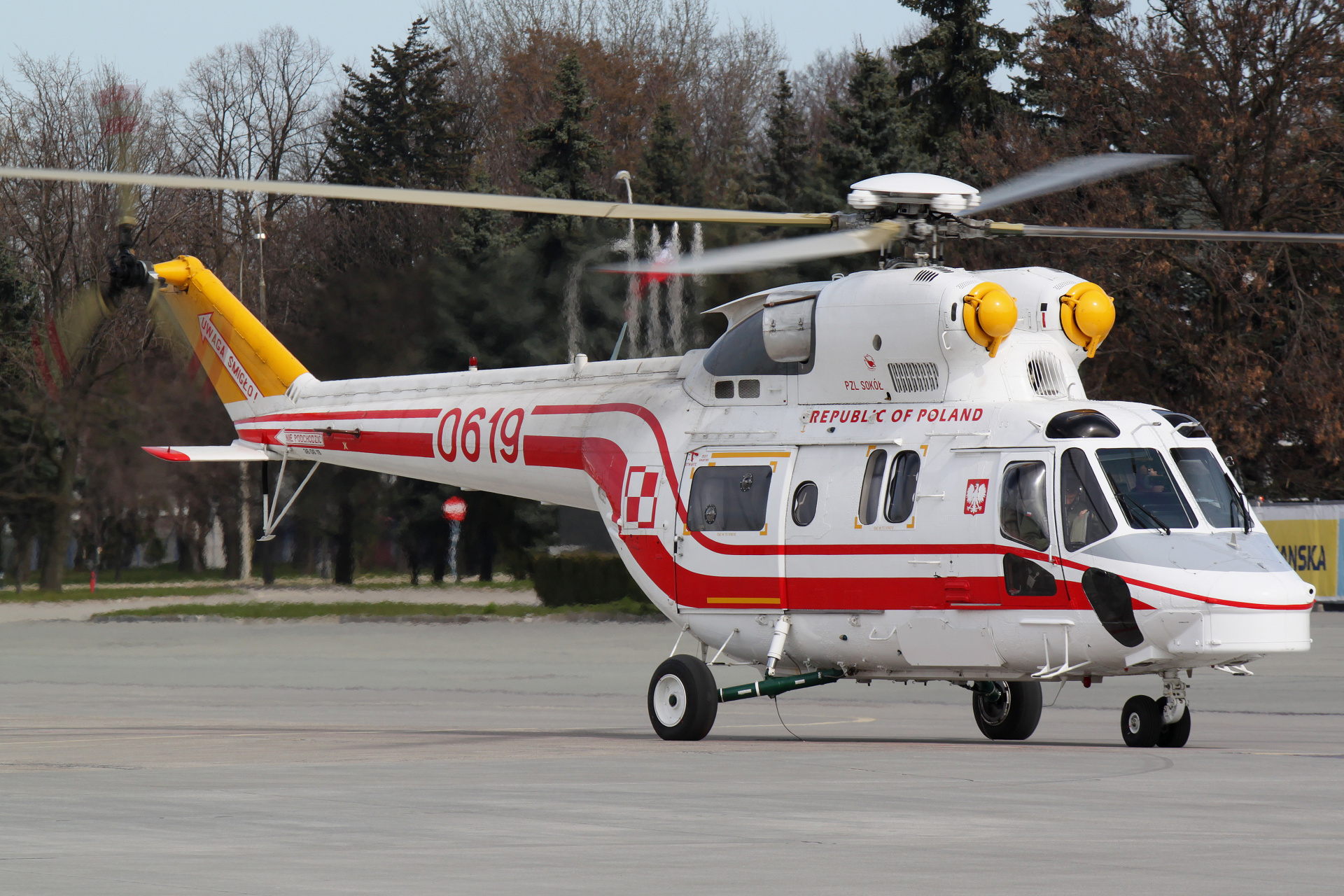 W-3WA, 0619, Polish Air Force (Aircraft » EPWA Spotting » PZL Świdnik W-3 Sokół)