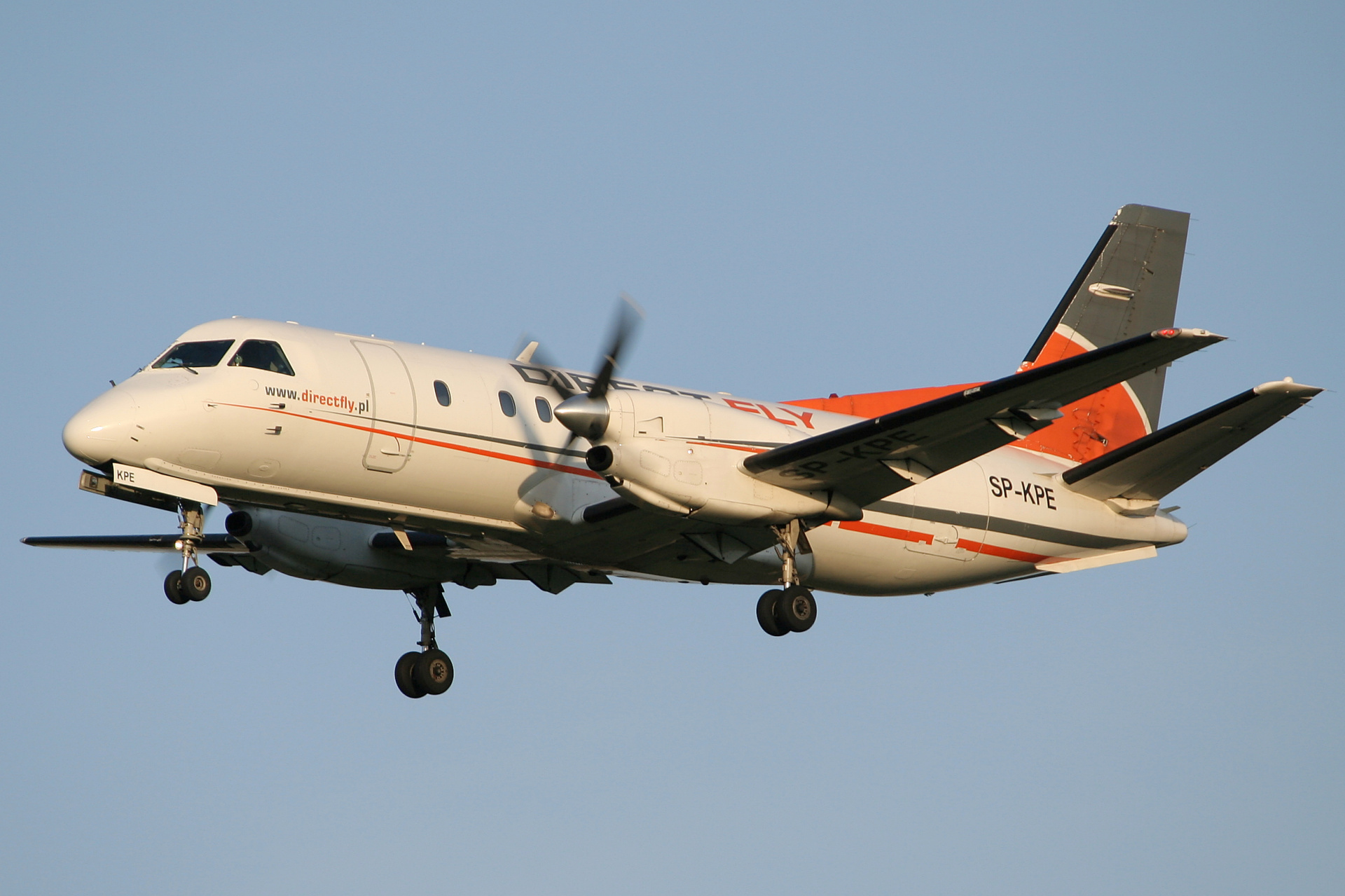 SP-KPE, DirectFly (Sky Express) (Samoloty » Spotting na EPWA » Saab 340 » 340A)