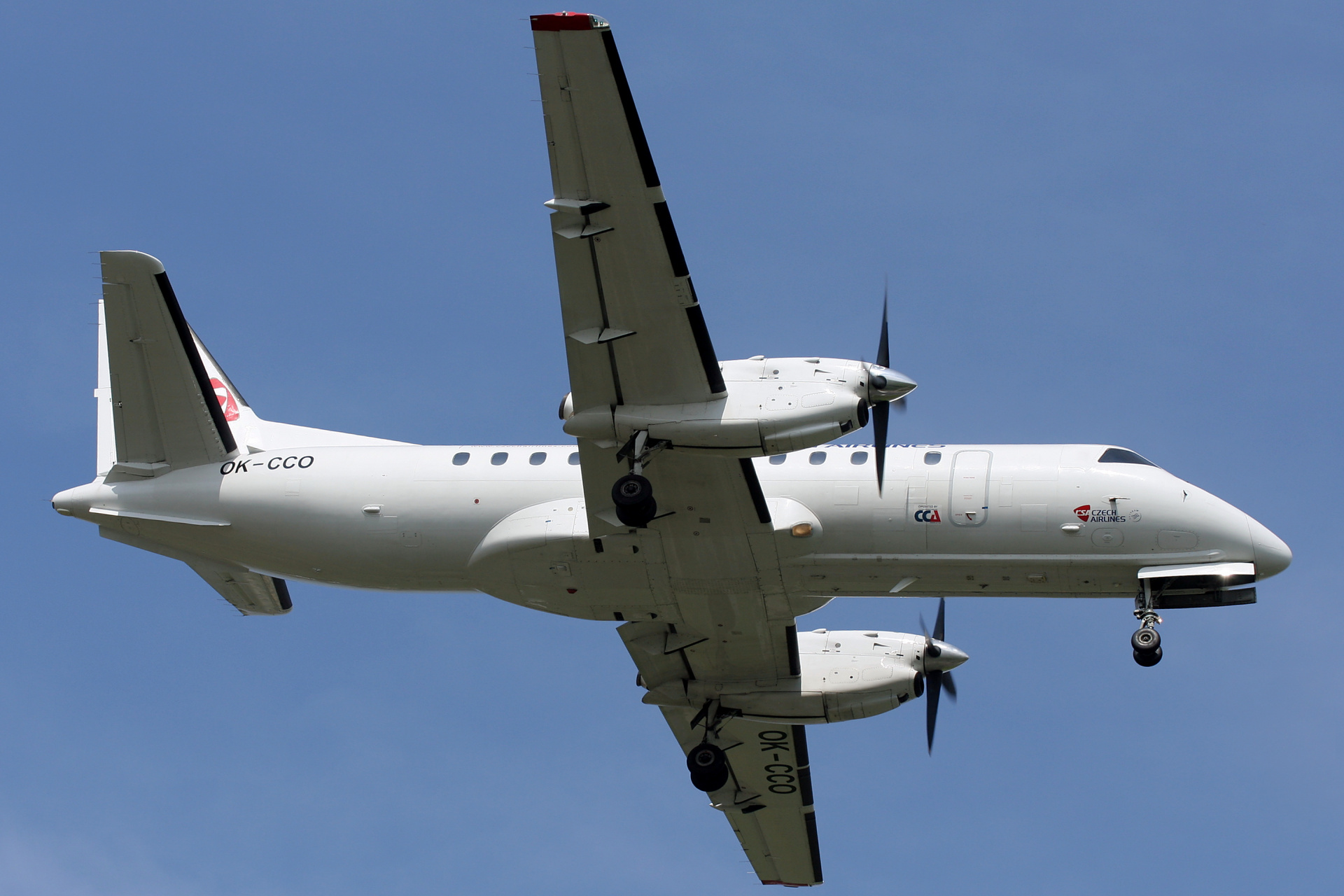 OK-CCO, CSA Czech Airlines (Central Connect Airlines) (Samoloty » Spotting na EPWA » Saab 340 » 340B)