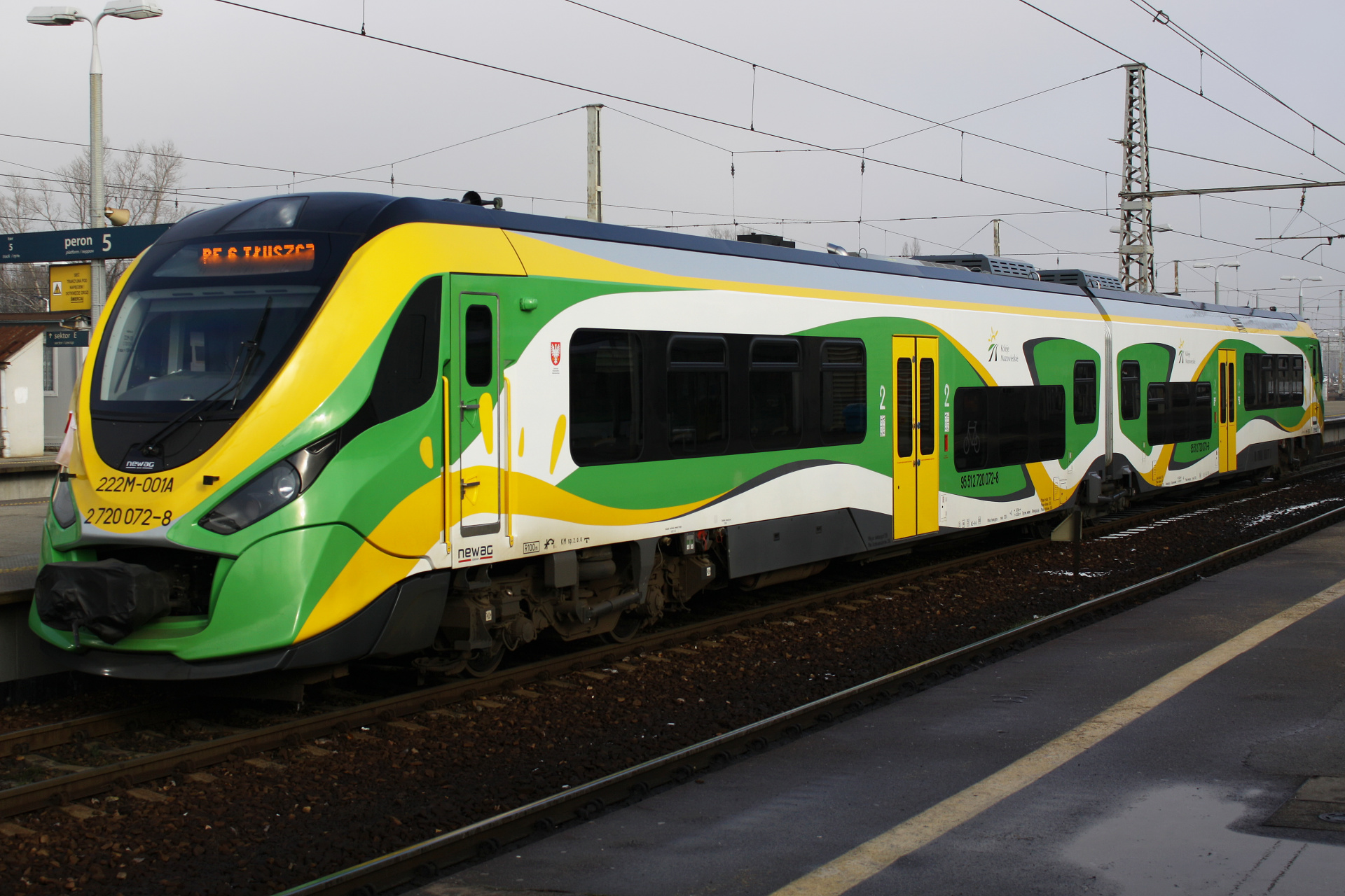 Newag 222M-001, Koleje Mazowieckie (Vehicles » Trains and Locomotives)