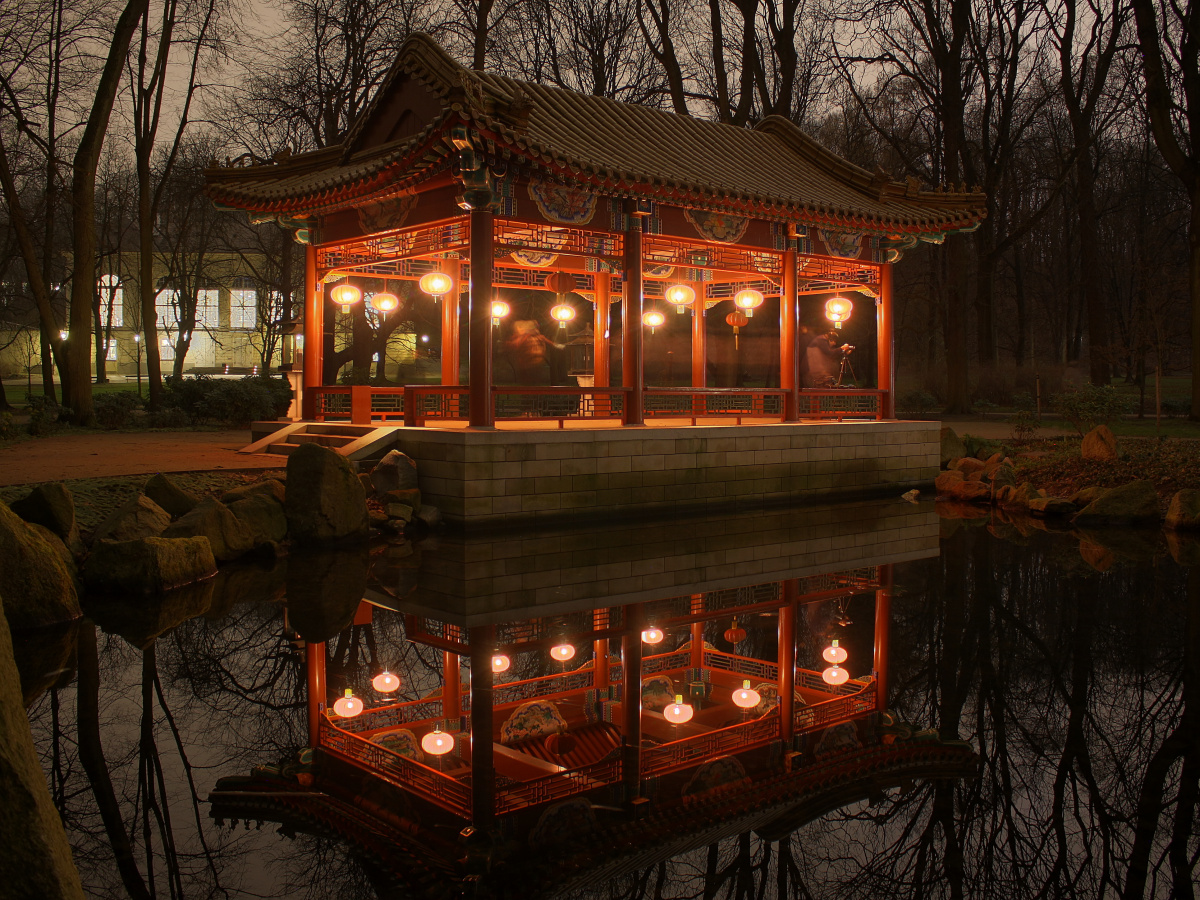 Chinese Garden at Łazienki Park