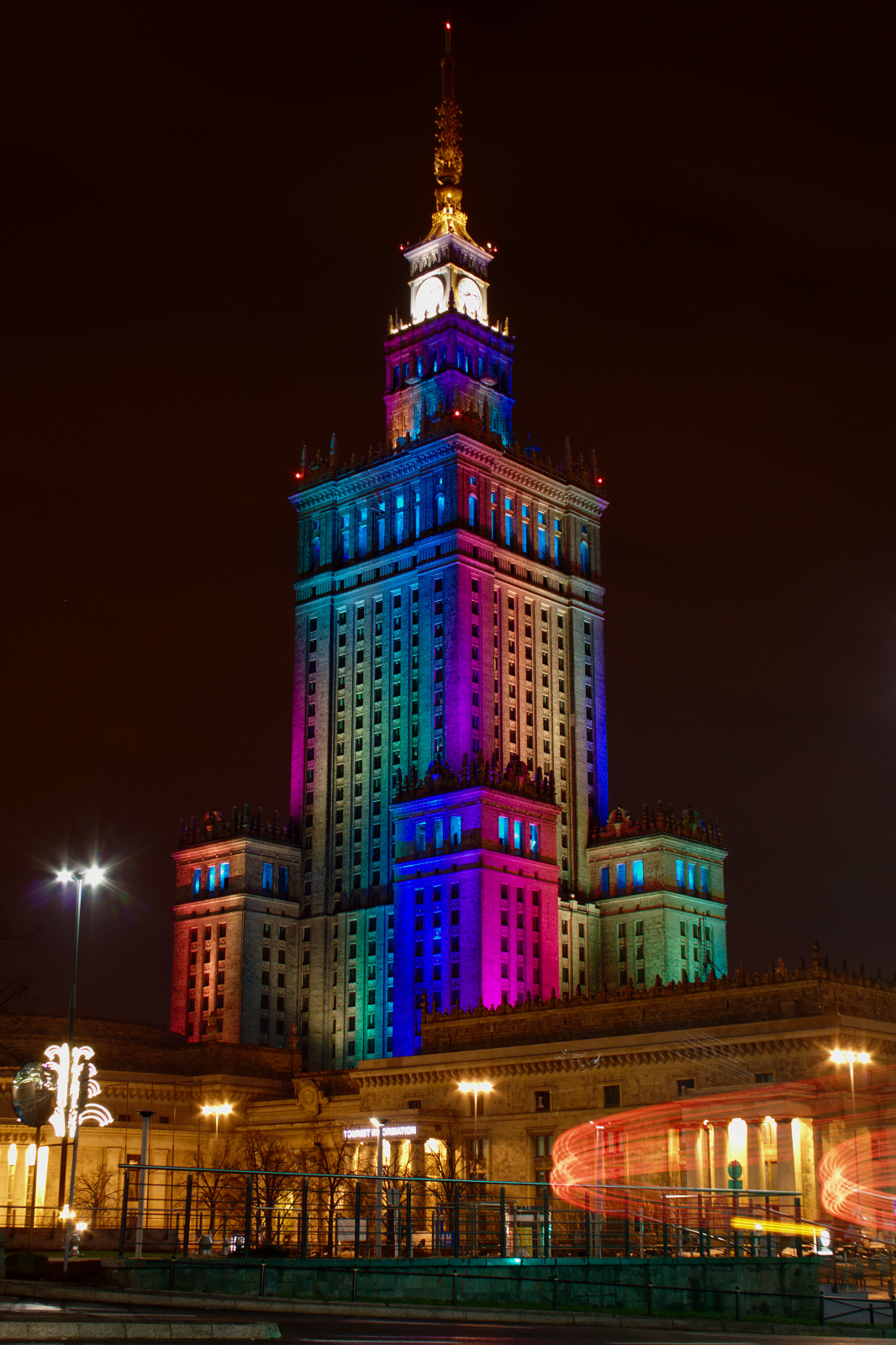 Colorful PKiN (Warsaw)