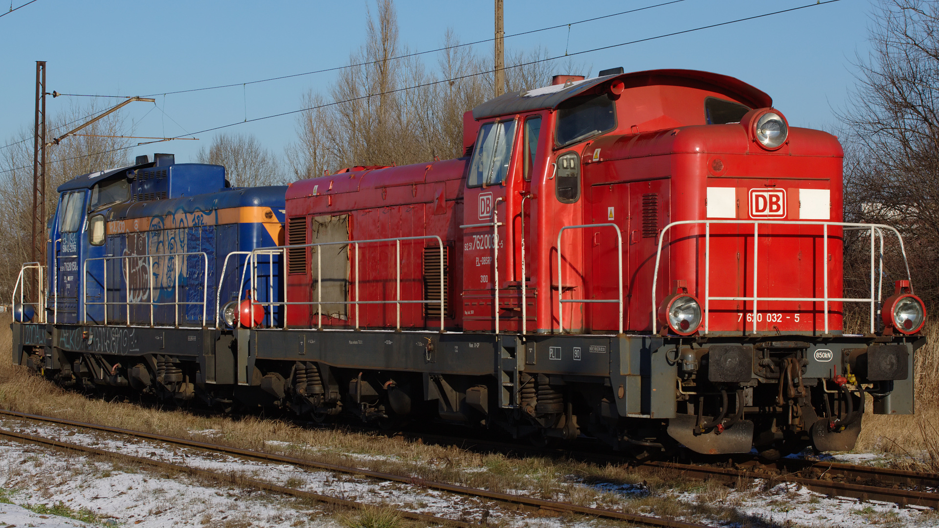 SM42-2485+2356, DB Schenker Rail Polska (Vehicles » Trains and Locomotives » Fablok Ls800 6D)