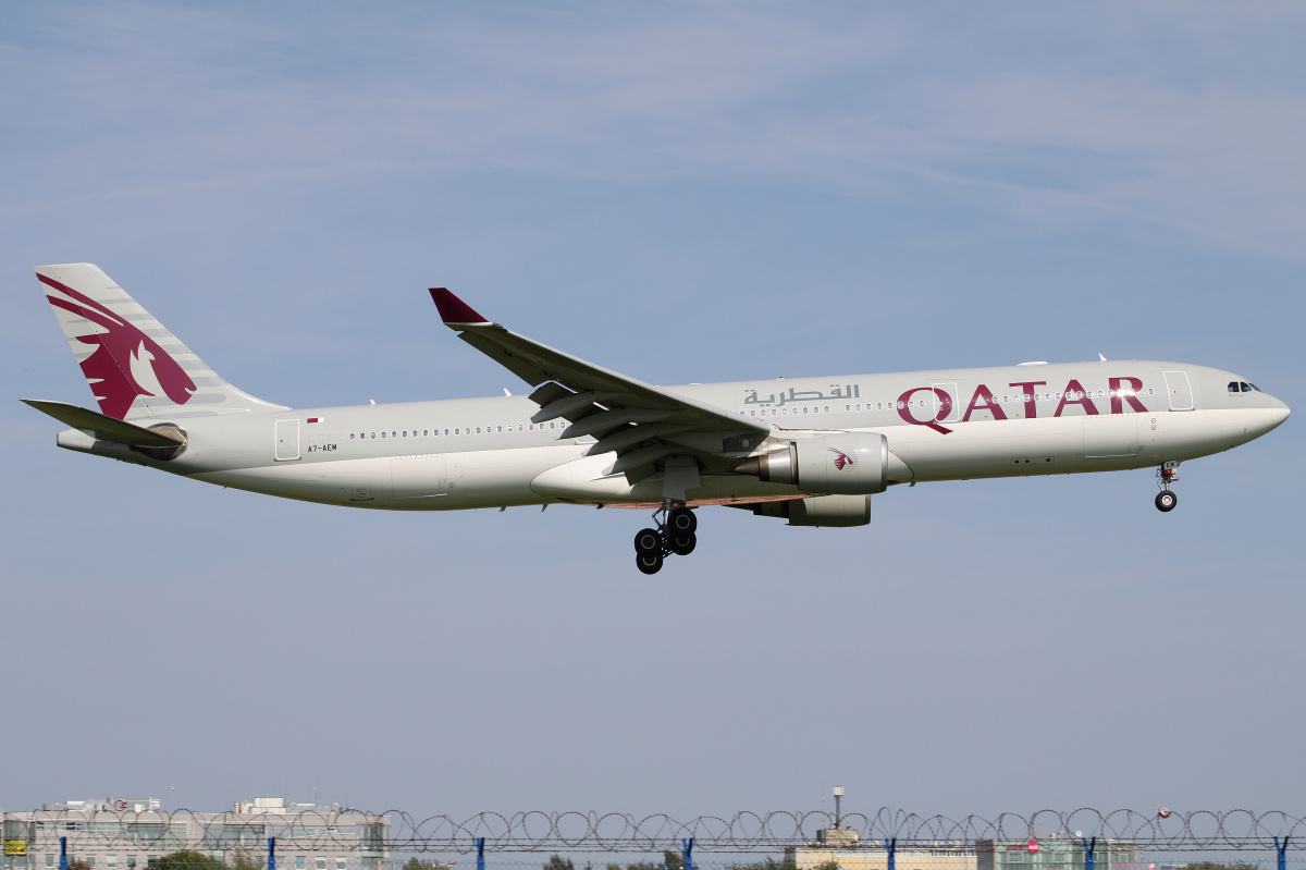 A7-AEM, Qatar Airways