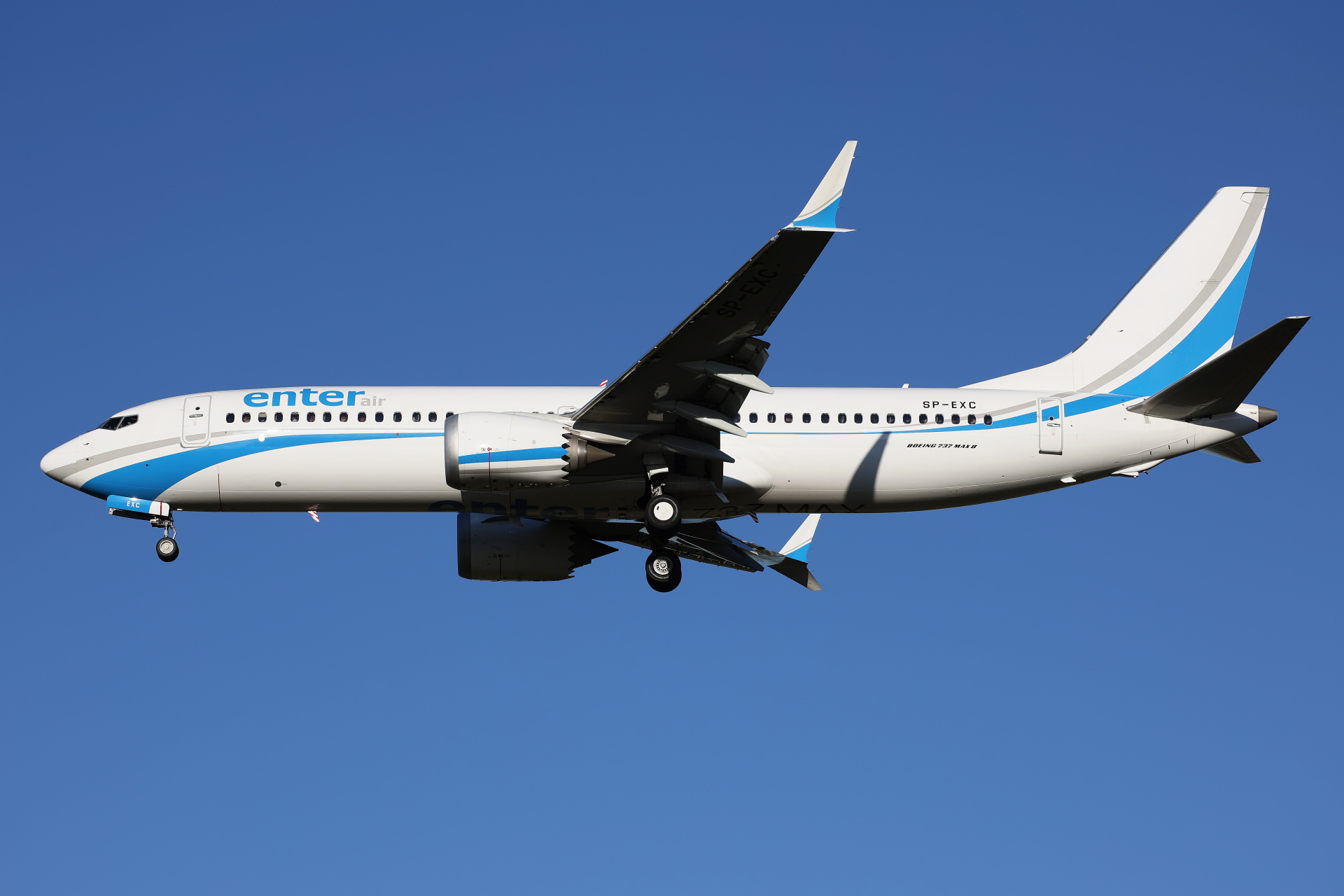 SP-EXC (Aircraft » EPWA Spotting » Boeing 737-8 MAX » Enter Air)
