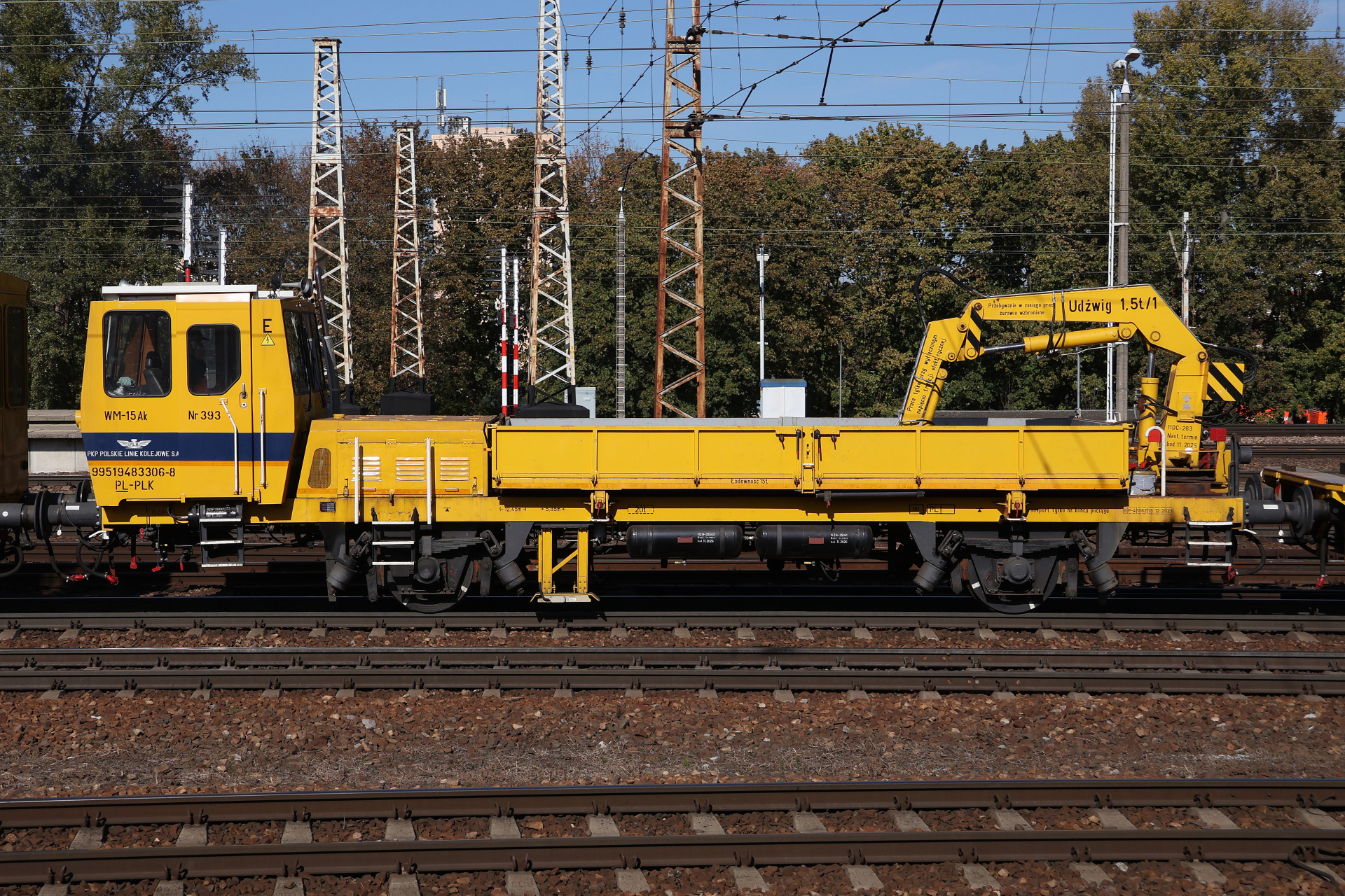 WM-15Ak-393 (Vehicles » Trains and Locomotives » Maintenance » PKP Polskie Linie Kolejowe » ZNTK Stargard WM-15)