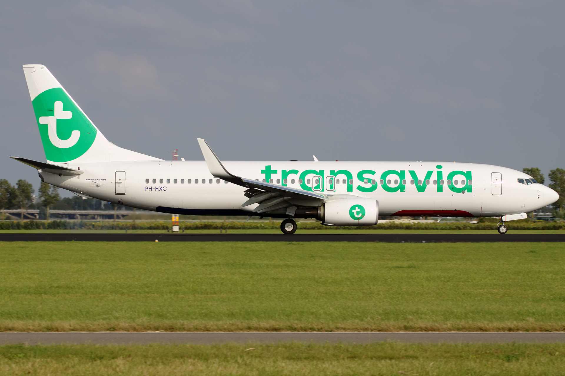 PH-HXC (Samoloty » Spotting na Schiphol » Boeing 737-800 » Transavia)