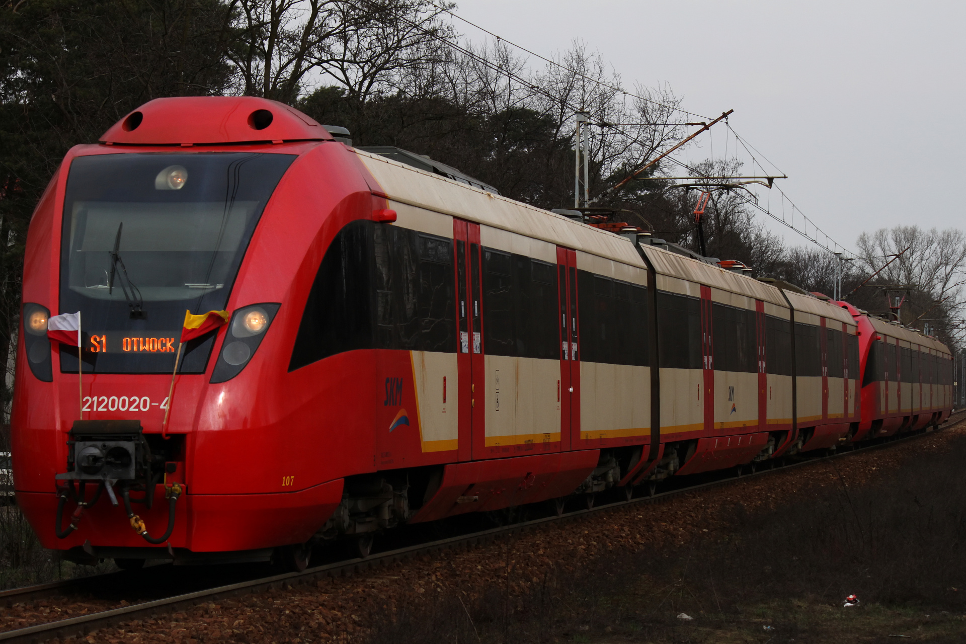 14WE-08, SKM Warszawa (Vehicles » Trains and Locomotives » Newag 14WE Halny)