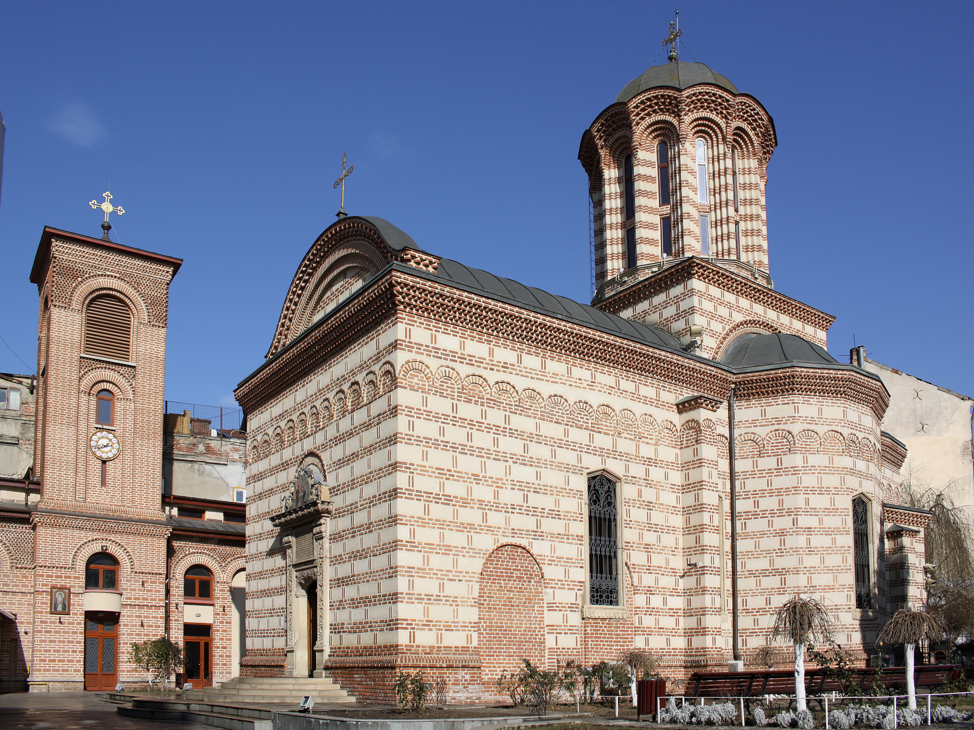 Biserica Sfântul Anton, Curtea Veche - Kościół św. Antona, Stary Dwór (Podróże » Bukareszt)