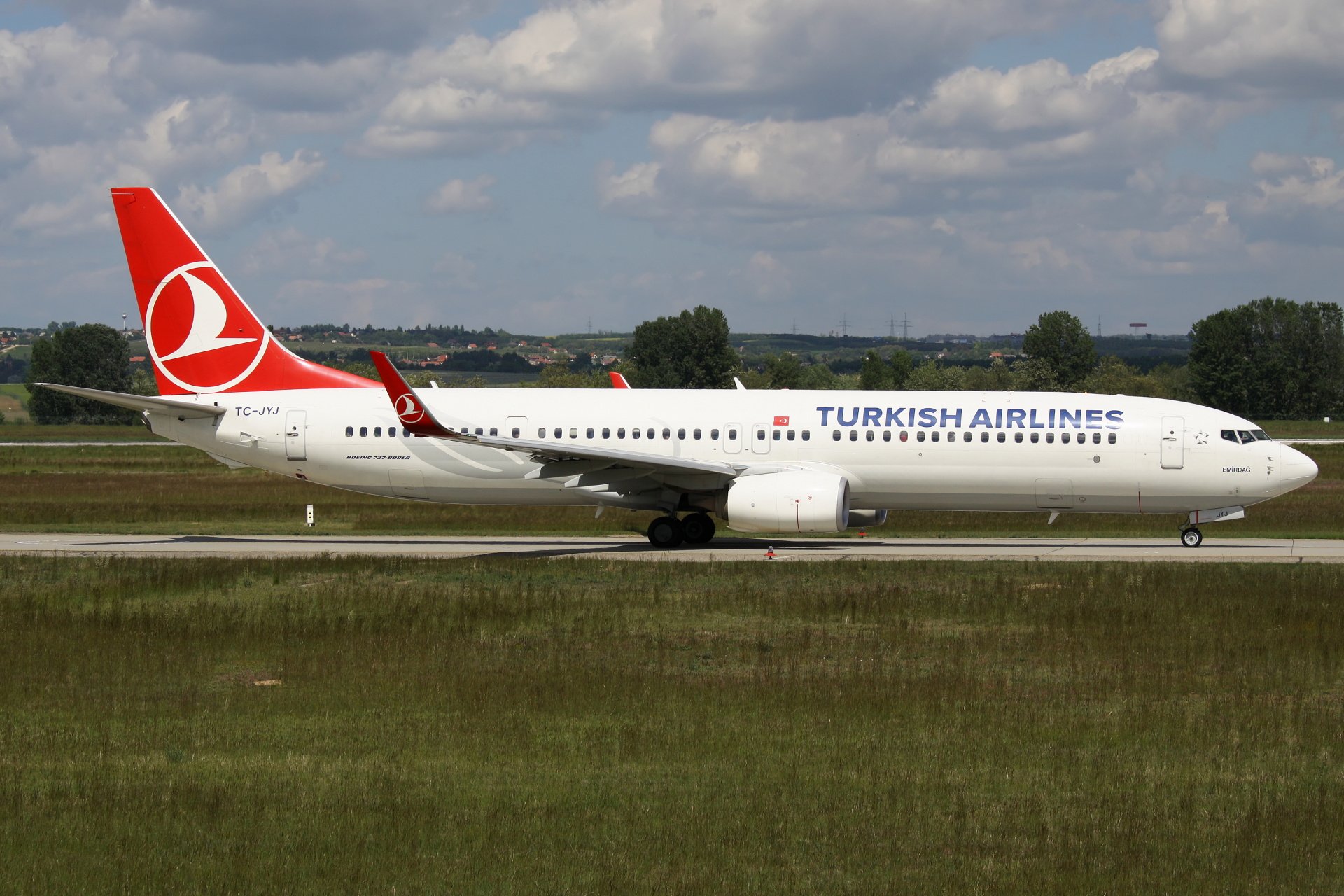 TC-JYJ, THY Turkish Airlines (Samoloty » Spotting na Ferihegy » Boeing 737-900)