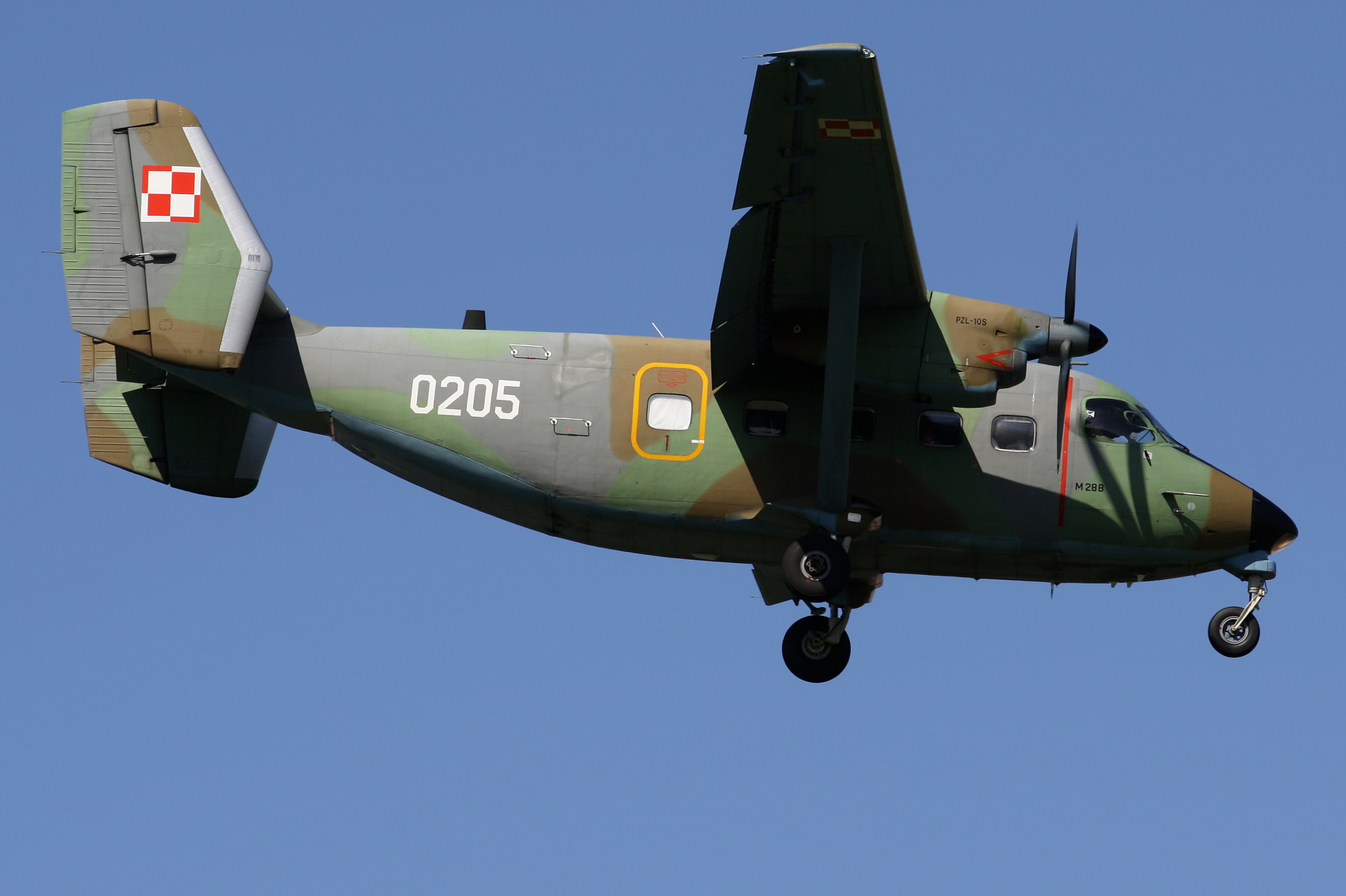 M28B, 0205 (Samoloty » Spotting na EPWA » PZL Mielec M28 » Polskie Siły Powietrzne)
