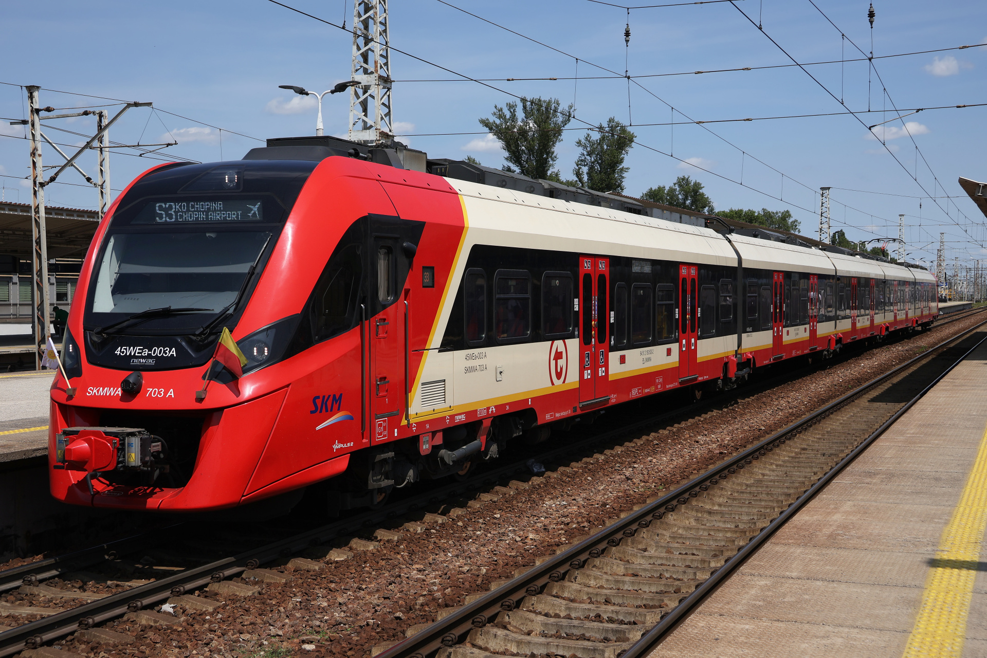 45WEa-003 (Vehicles » Trains and Locomotives » Newag Impuls 2, SKM Warszawa)