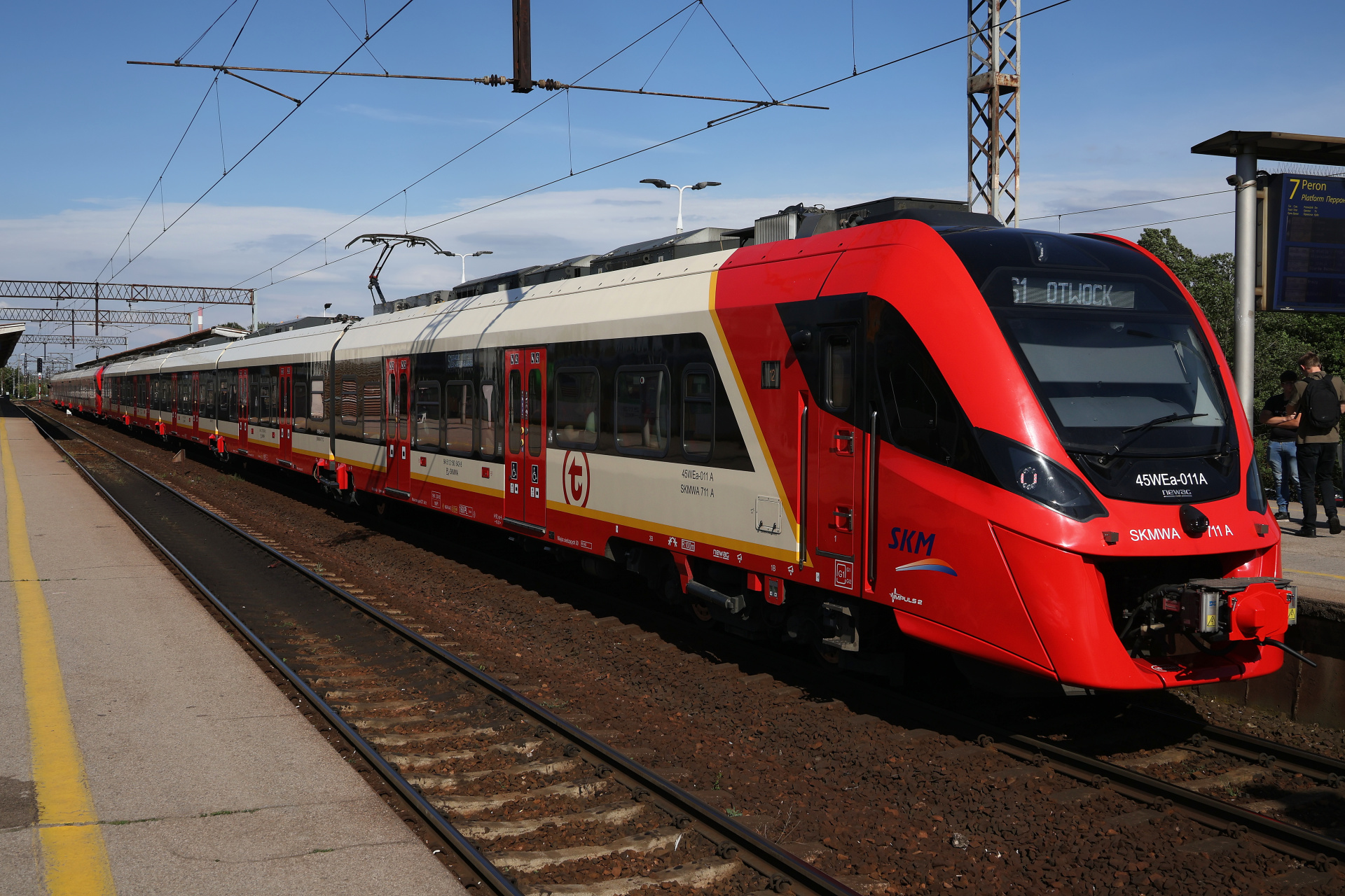 45WEa-011 (Vehicles » Trains and Locomotives » Newag Impuls 2, SKM Warszawa)