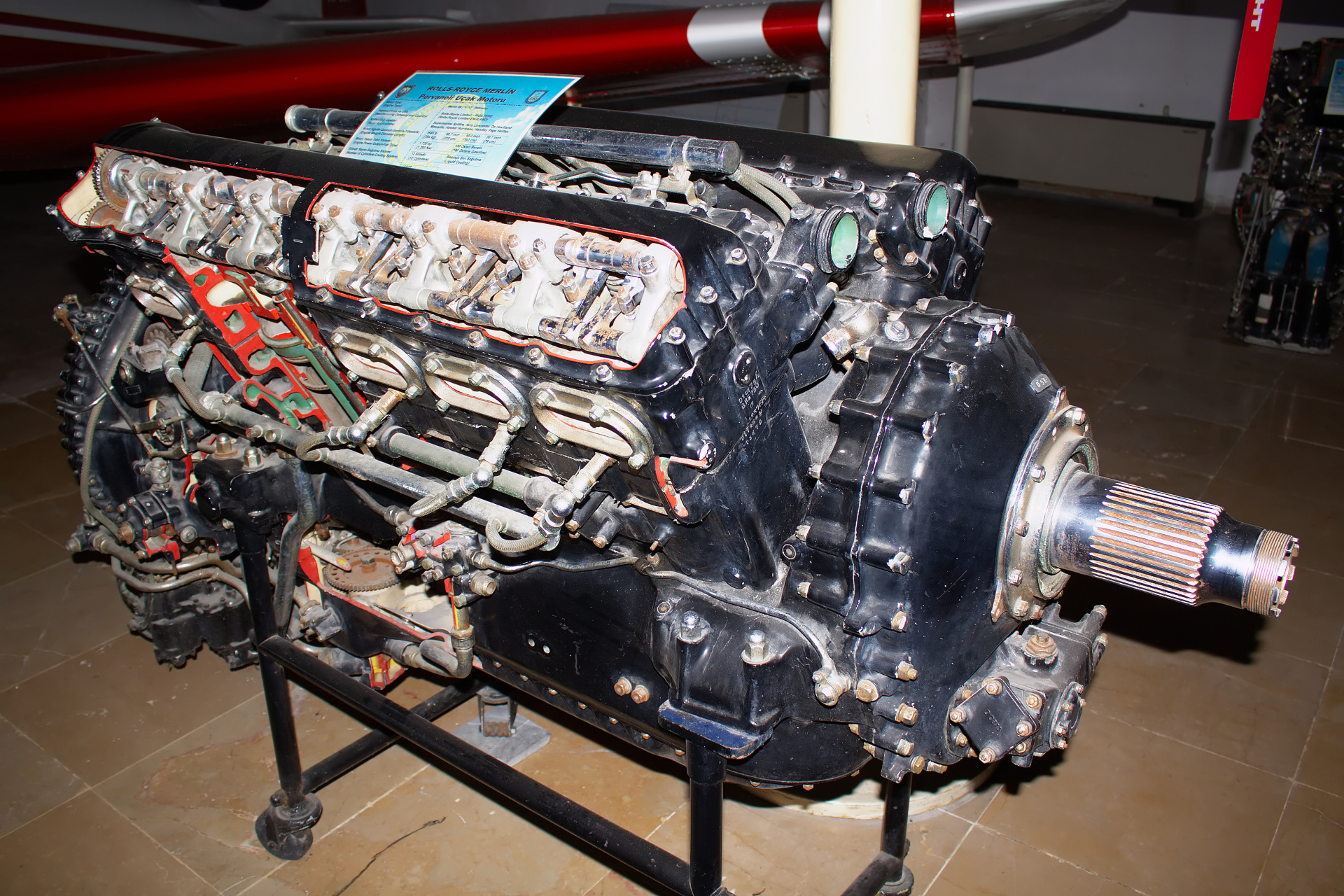 Rolls Royce Merlin 66 (Aircraft » Turkish Air Force Museum)