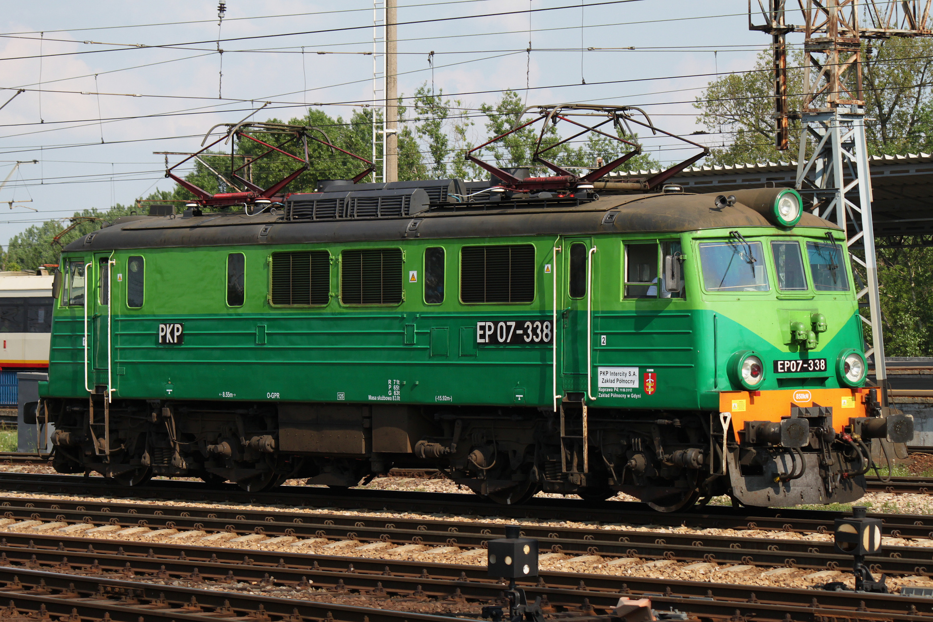 EP07-338 (malatura retro) (Pojazdy » Pociągi i lokomotywy » HCP 303E)