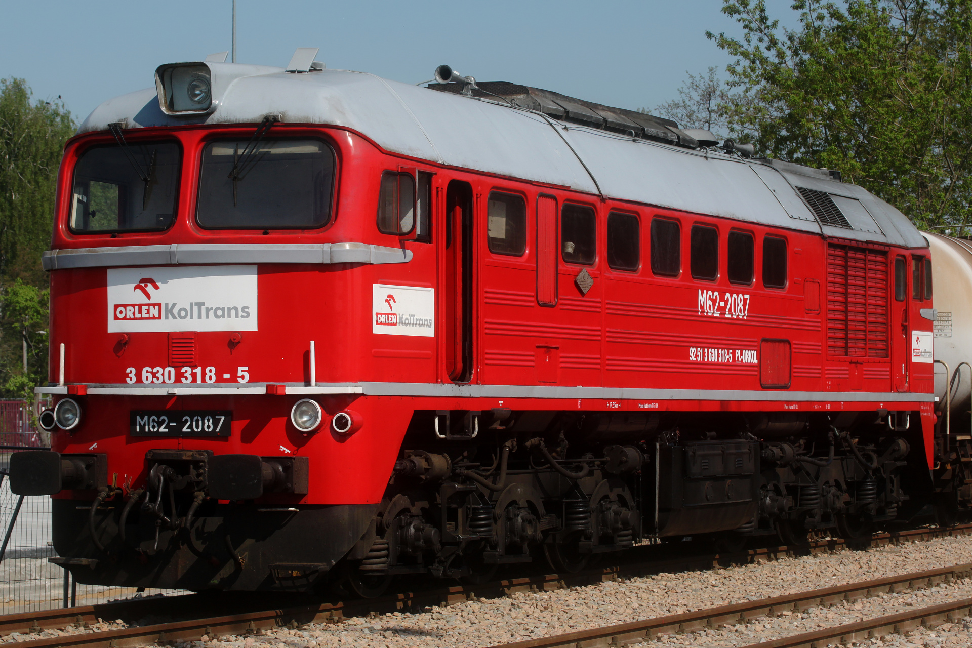M62-2087, Orlen KolTrans (Vehicles » Trains and Locomotives » ЛТЗ (LTZ) M62)