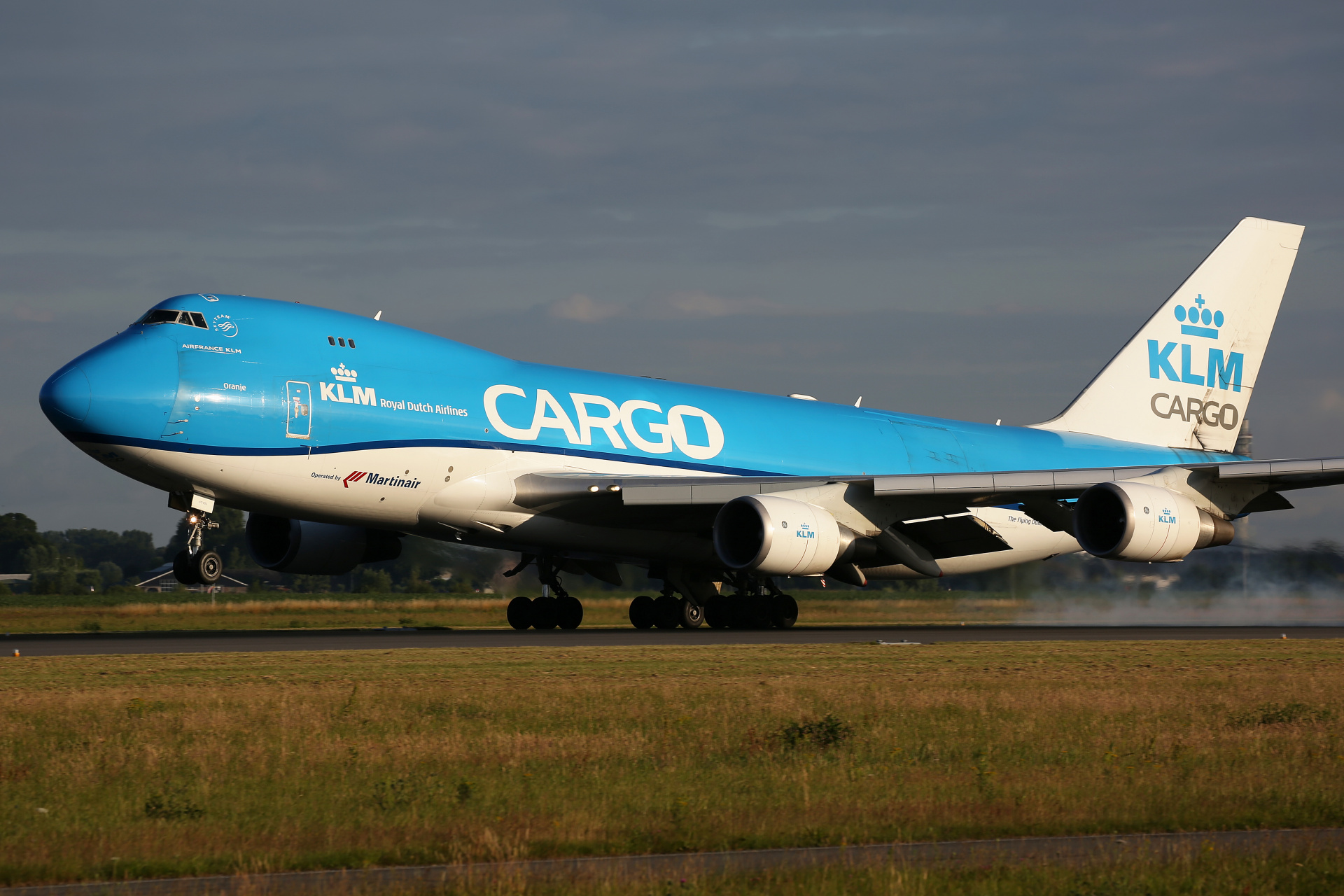 PH-CKC (Martinair, nowe malowanie) (Samoloty » Spotting na Schiphol » Boeing 747-400F » KLM Cargo)