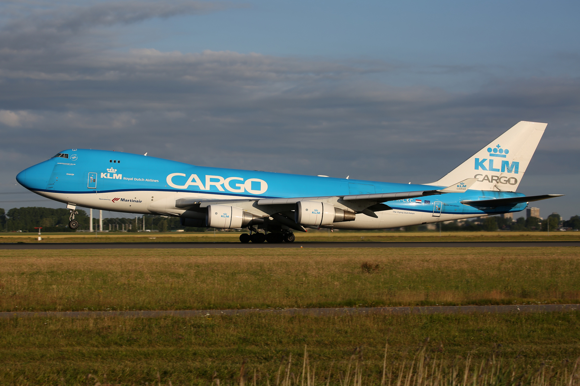 PH-CKC (Martinair, nowe malowanie) (Samoloty » Spotting na Schiphol » Boeing 747-400F » KLM Cargo)