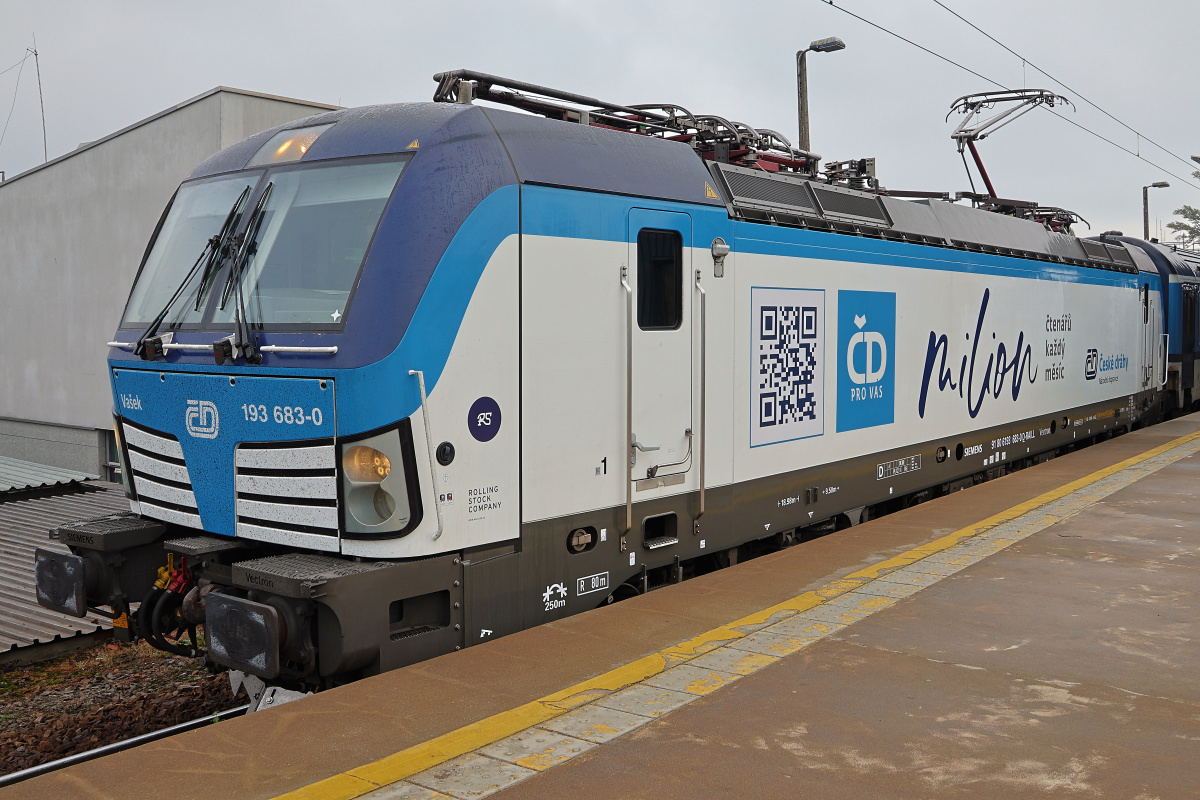 X4-E-Loco-AB Vectron MS 6193 683 "Vašek" (Vehicles » Trains and Locomotives » Siemens Vectron)