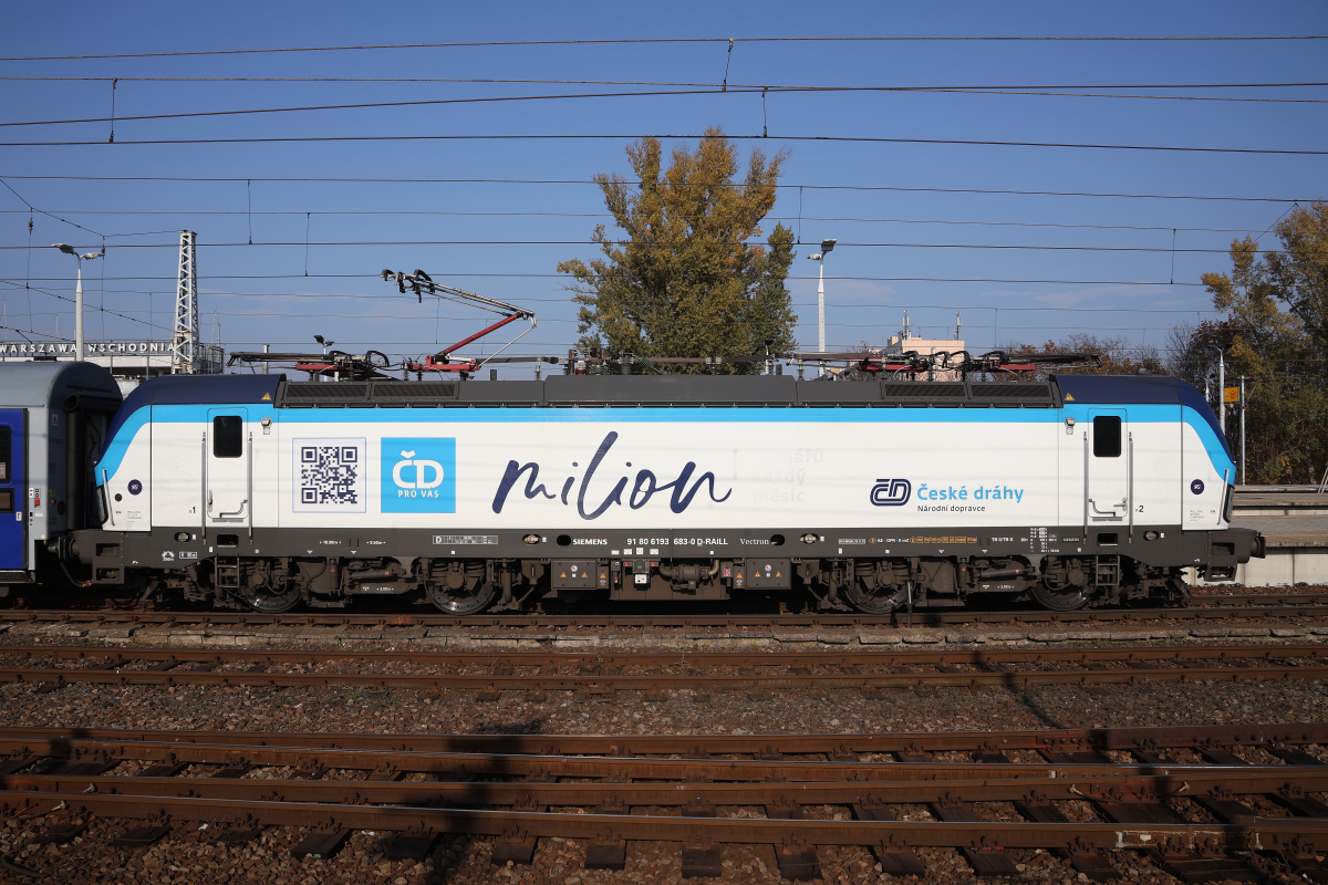 X4-E-Loco-AB Vectron MS 6193 683 "Vašek" (Pojazdy » Pociągi i lokomotywy » Siemens Vectron)