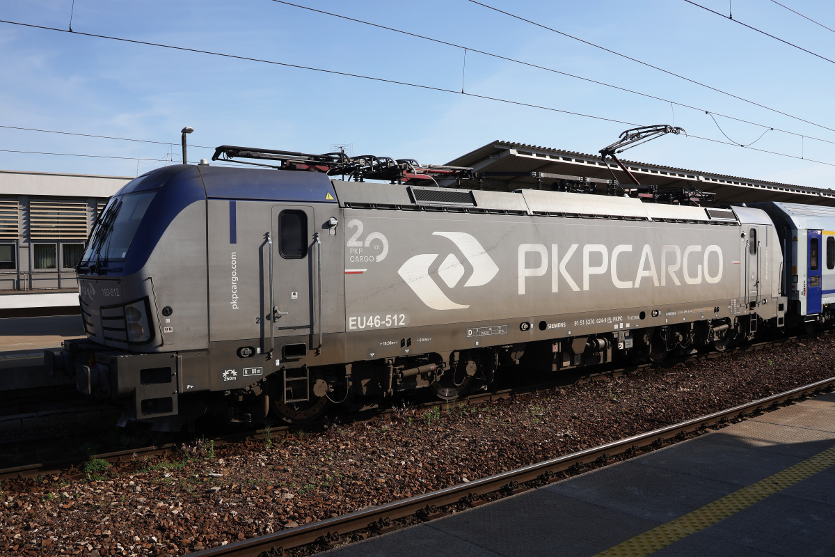 X4-E-Loco-AB Vectron MS EU46-512 193-512 (20 years of PKP Cargo sticker)