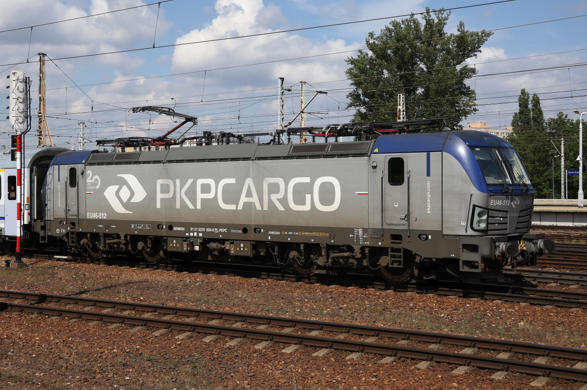 X4-E-Loco-AB Vectron MS EU46-512 193-512 ("20 years of PKP Cargo" sticker)