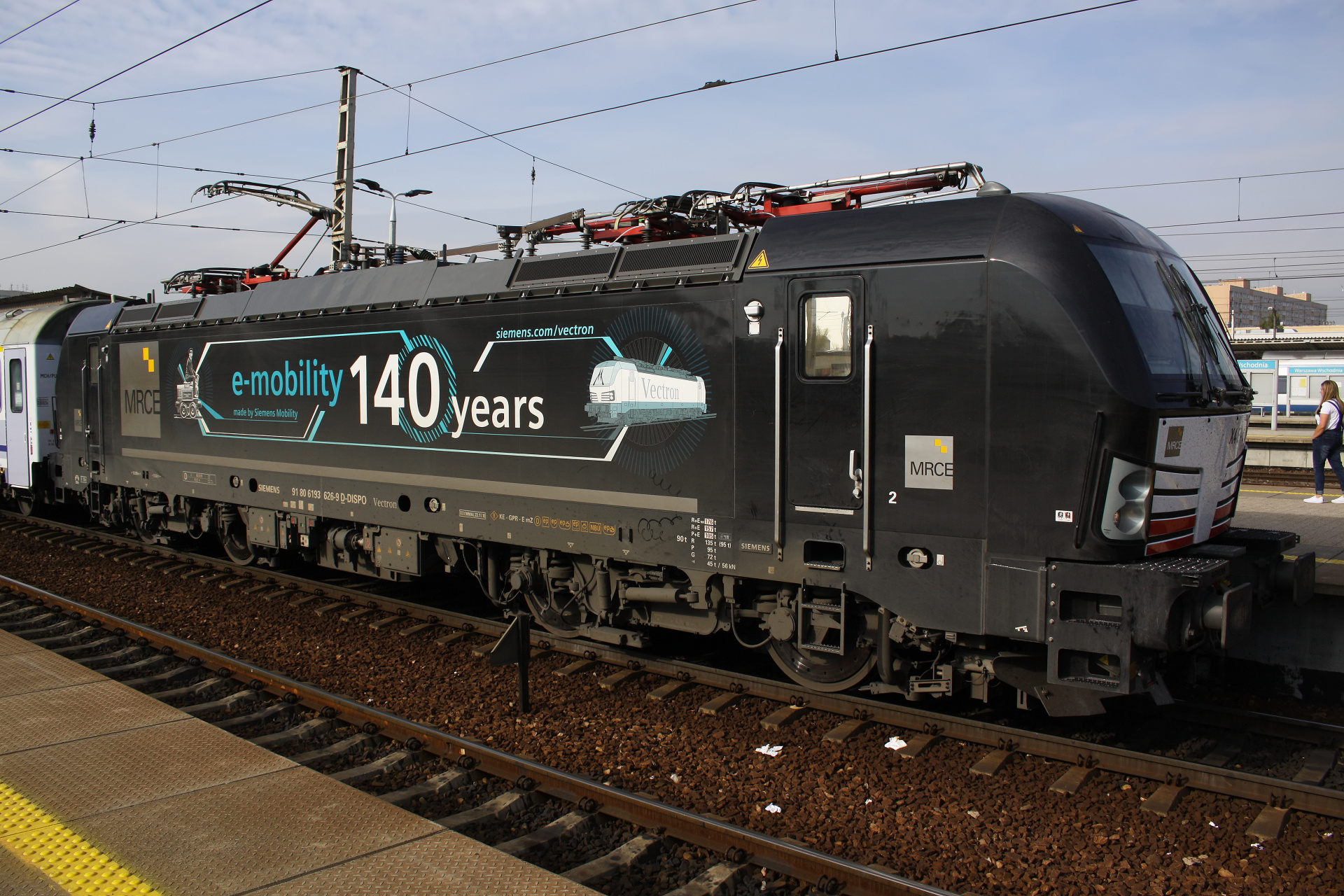 X4-E-Loco-AB Vectron MS X4 E 626 (malatura Siemens e-mobility. 140 years) (Pojazdy » Pociągi i lokomotywy » Siemens Vectron)