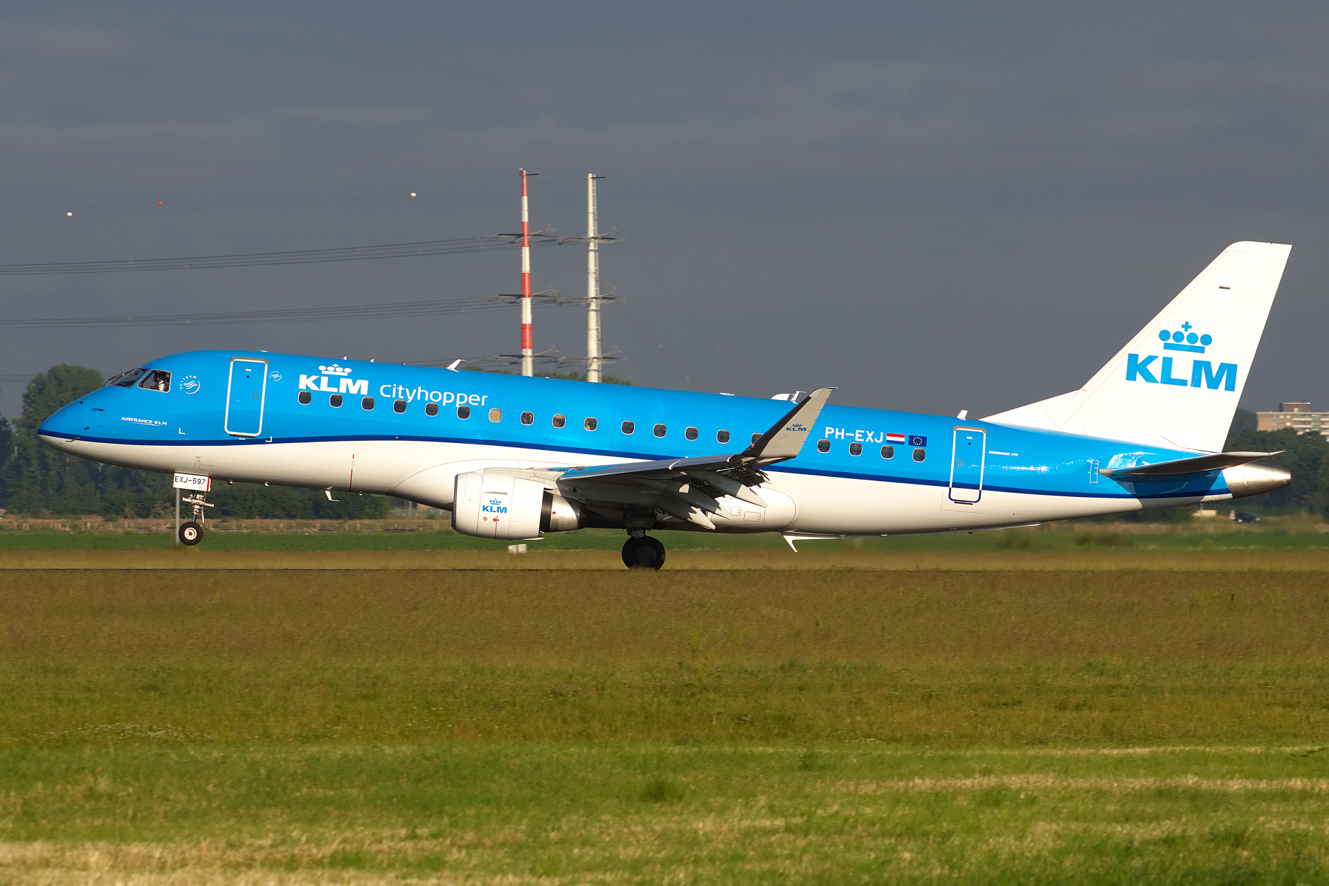 PH-EXJ (Samoloty » Spotting na Schiphol » Embraer E175 » KLM Cityhopper)