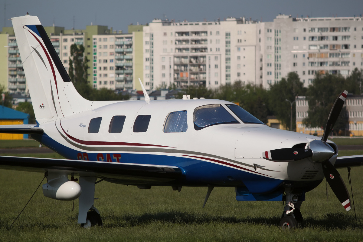 Piper PA-46-350P Malibu Mirage, SP-SAT, private (Aircraft » Warszawa Babice (EPBC))