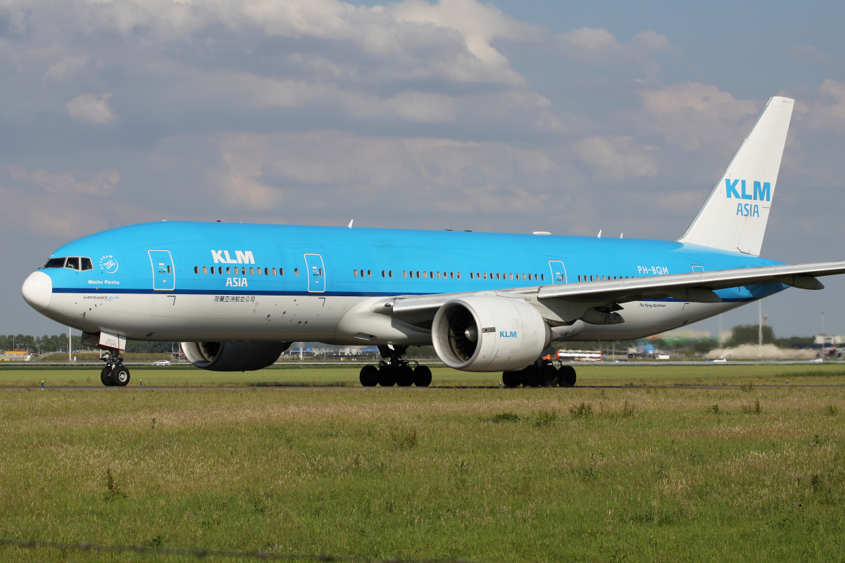 PH-BQM (KLM Asia) (Aircraft » Schiphol Spotting » Boeing 777-200/-ER » KLM Royal Dutch Airlines)