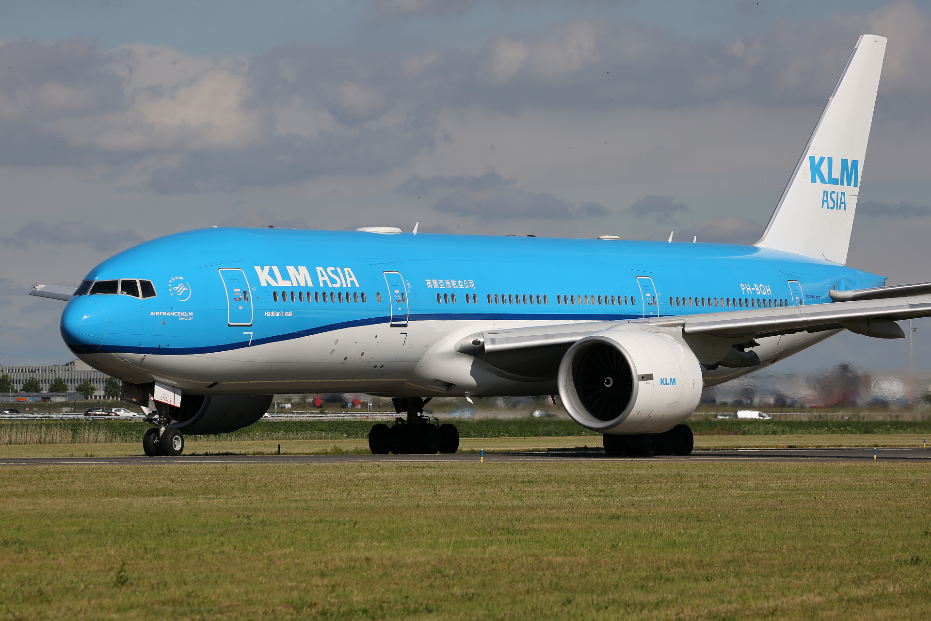 PH-BQH (malowanie KLM Asia) (Samoloty » Spotting na Schiphol » Boeing 777-200/-ER » KLM Royal Dutch Airlines)