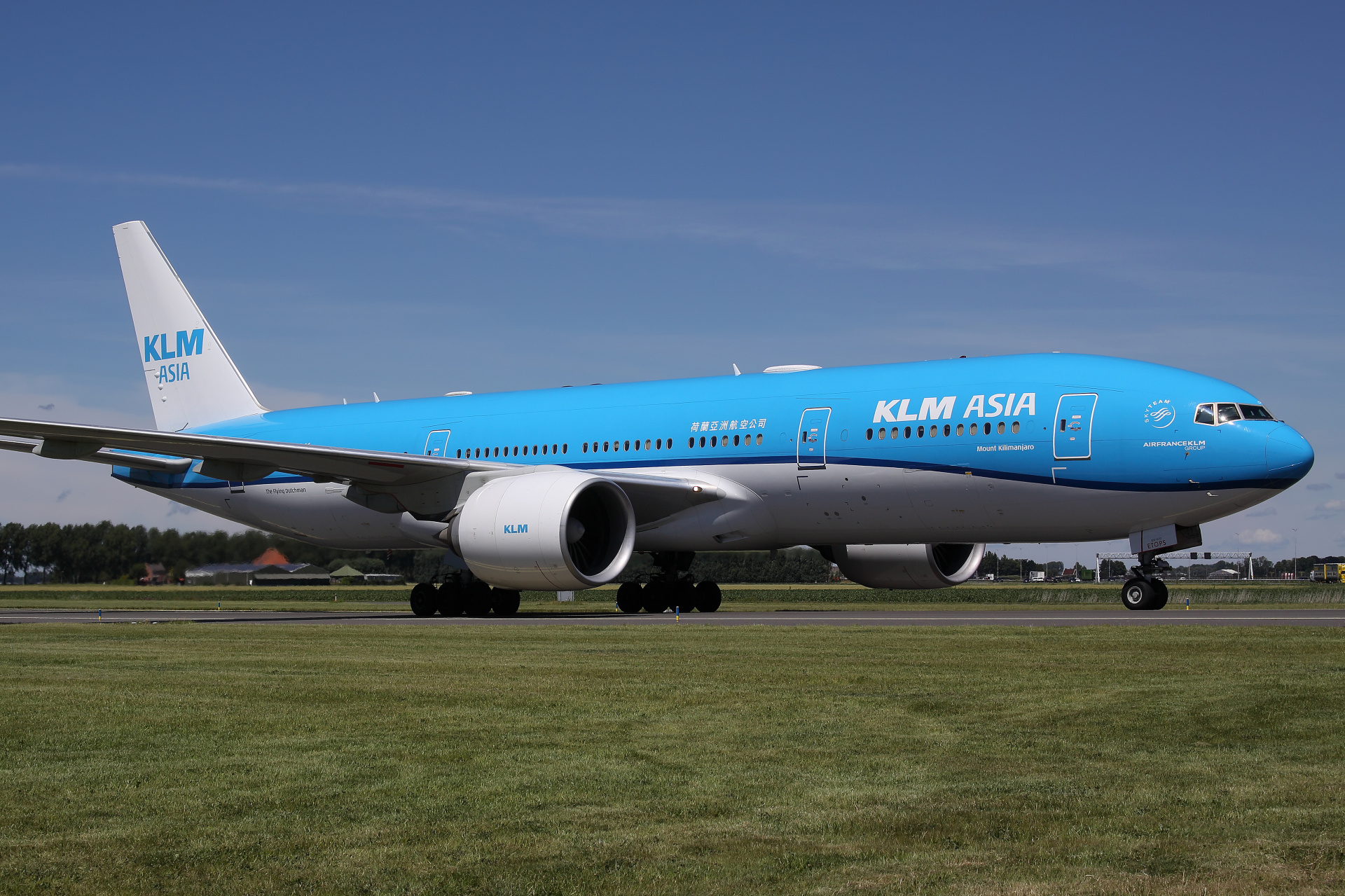 PH-BQK (malowanie KLM Asia) (Samoloty » Spotting na Schiphol » Boeing 777-200/-ER » KLM Royal Dutch Airlines)