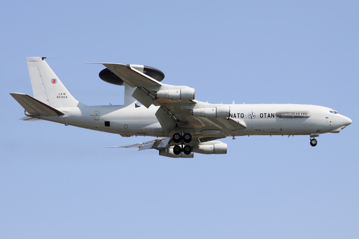 Boeing E-3A Sentry, LX-N 90459, NATO Airborne Early Warning Force (Samoloty » Dęblin)